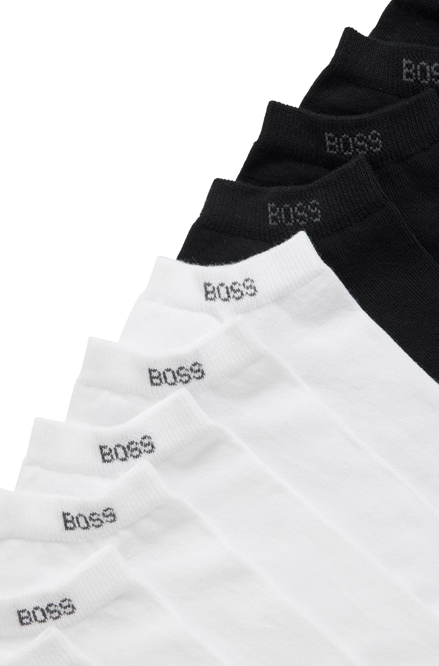 BOSS Sneakersokken 5P AS Uni Color CC (set, 5 paar, 5er)