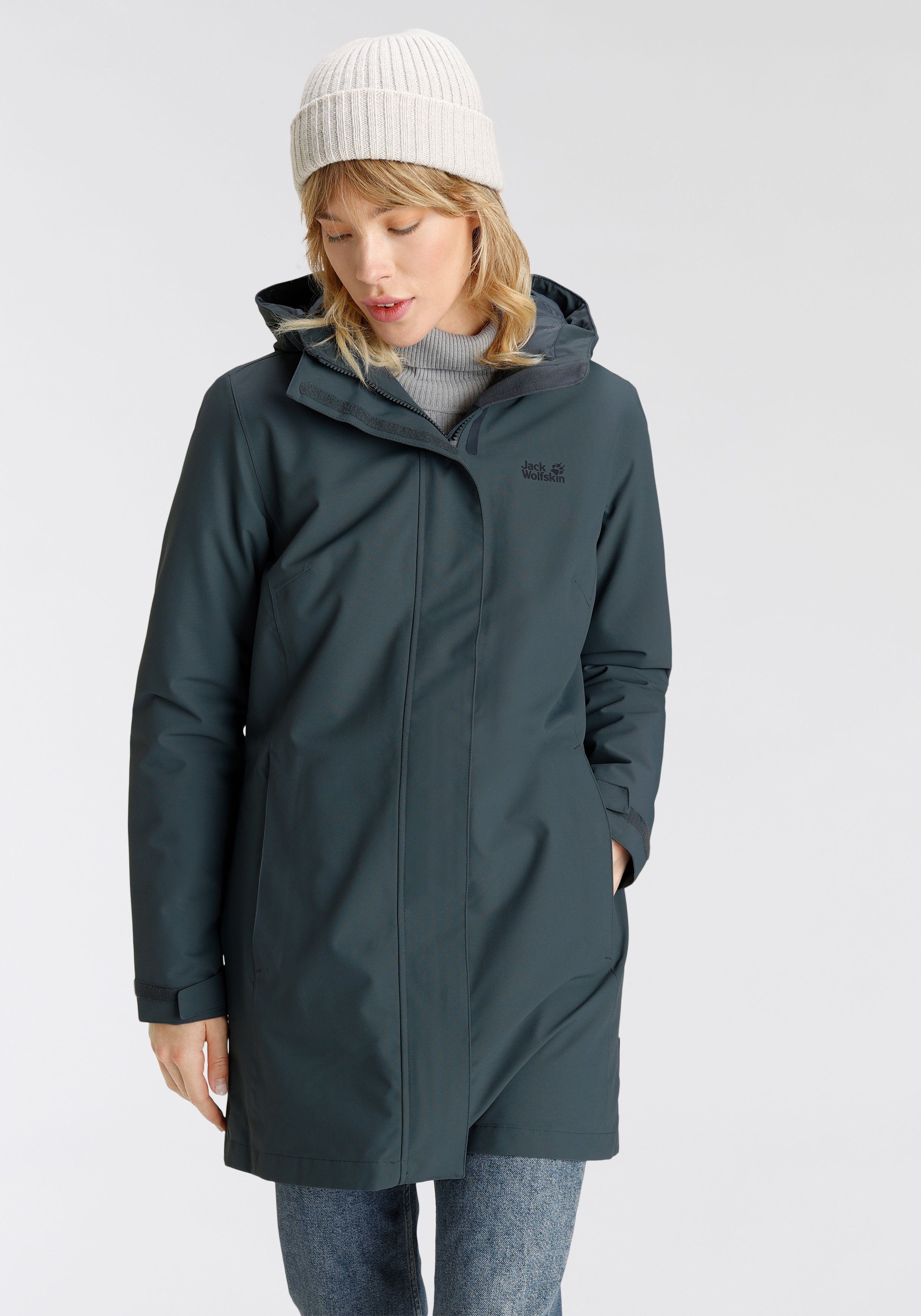 Jack Wolfskin Parka KIOLA Winddicht & waterafstotend & ademend