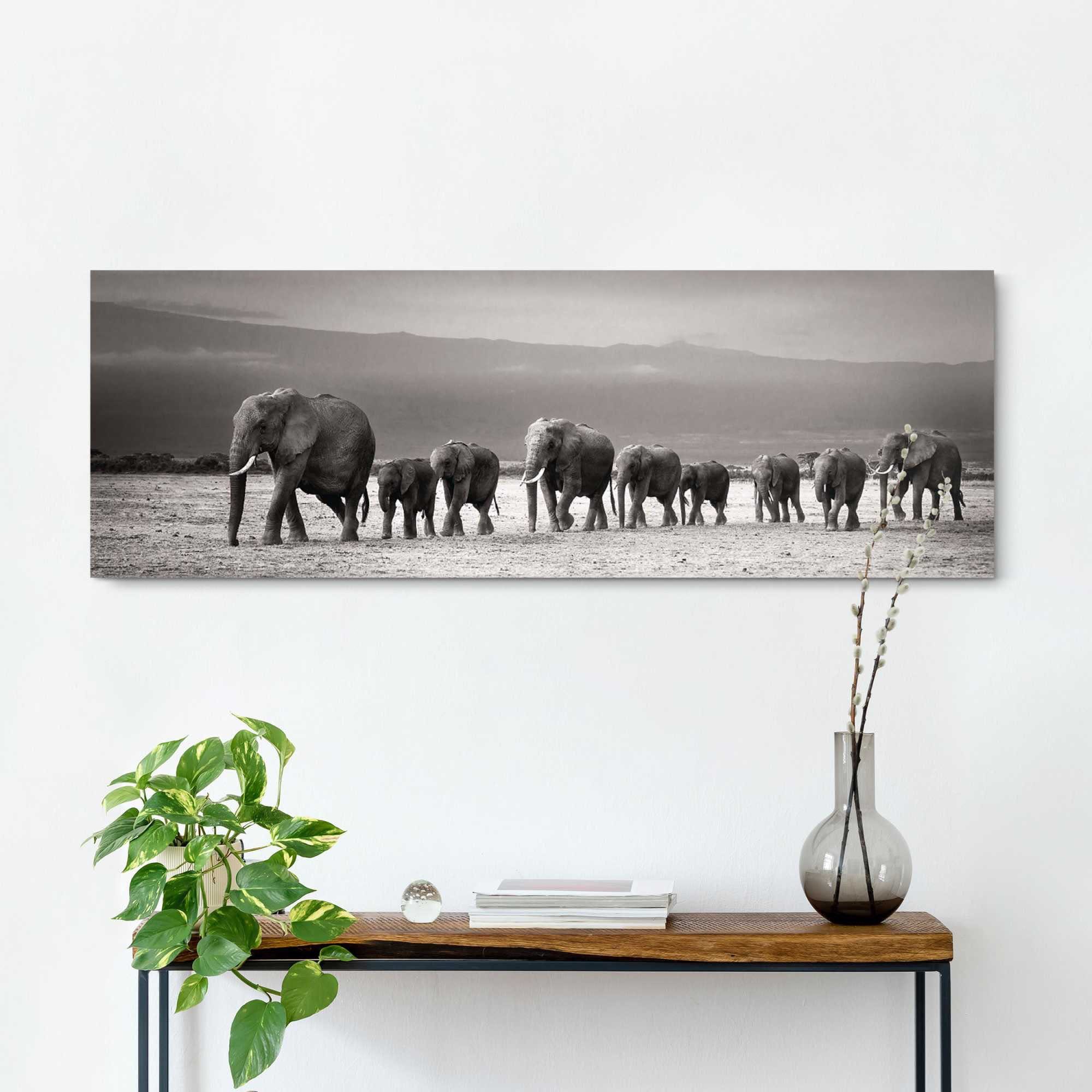Reinders! Artprint Olifantenparade