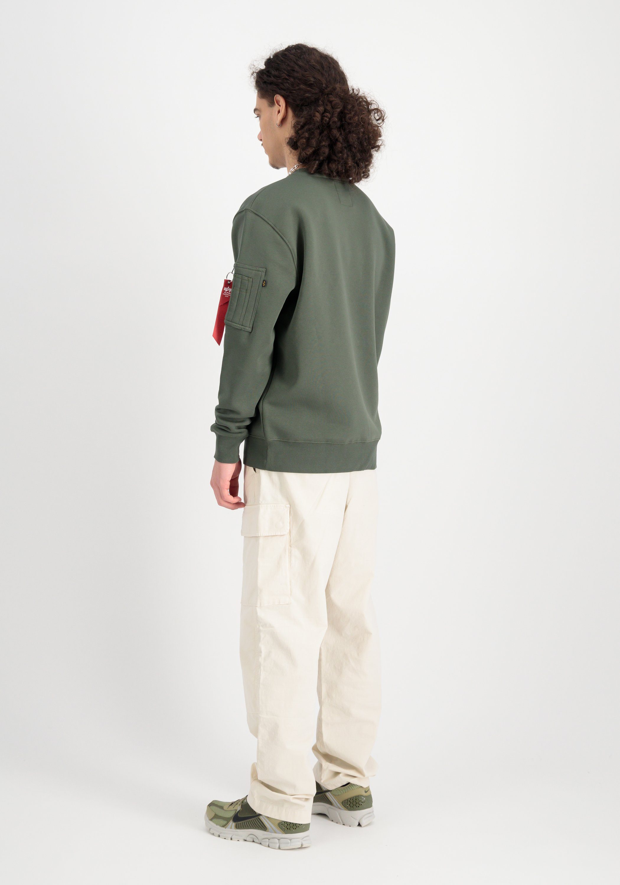 Alpha Industries Sweater Men Sweatshirts Alpha Refl. Print Sweater