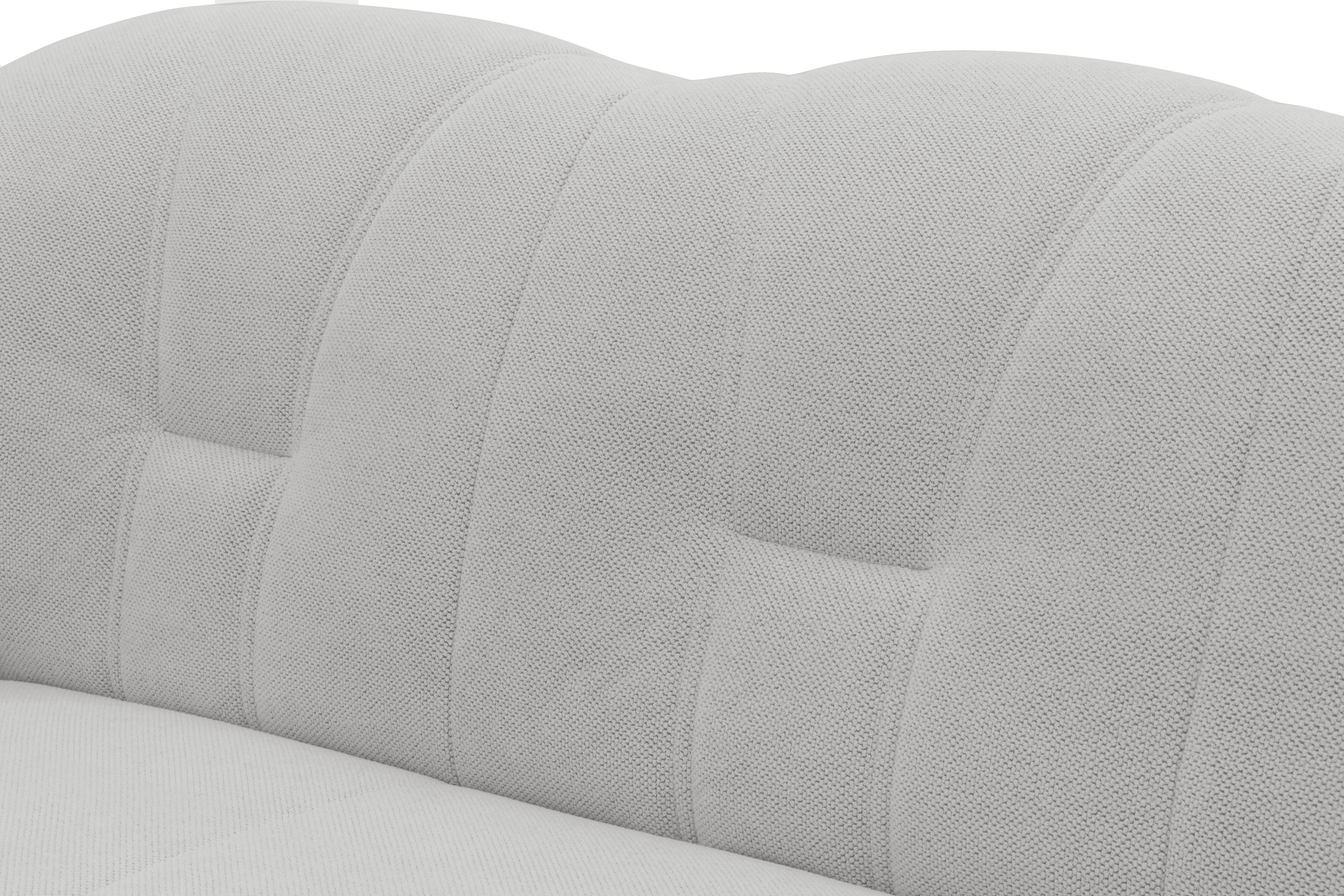 DOMO collection Zithoek Flores ook in leren bekleding, B/D/H: 293/180/86 cm, U-vorm (3 stuks)