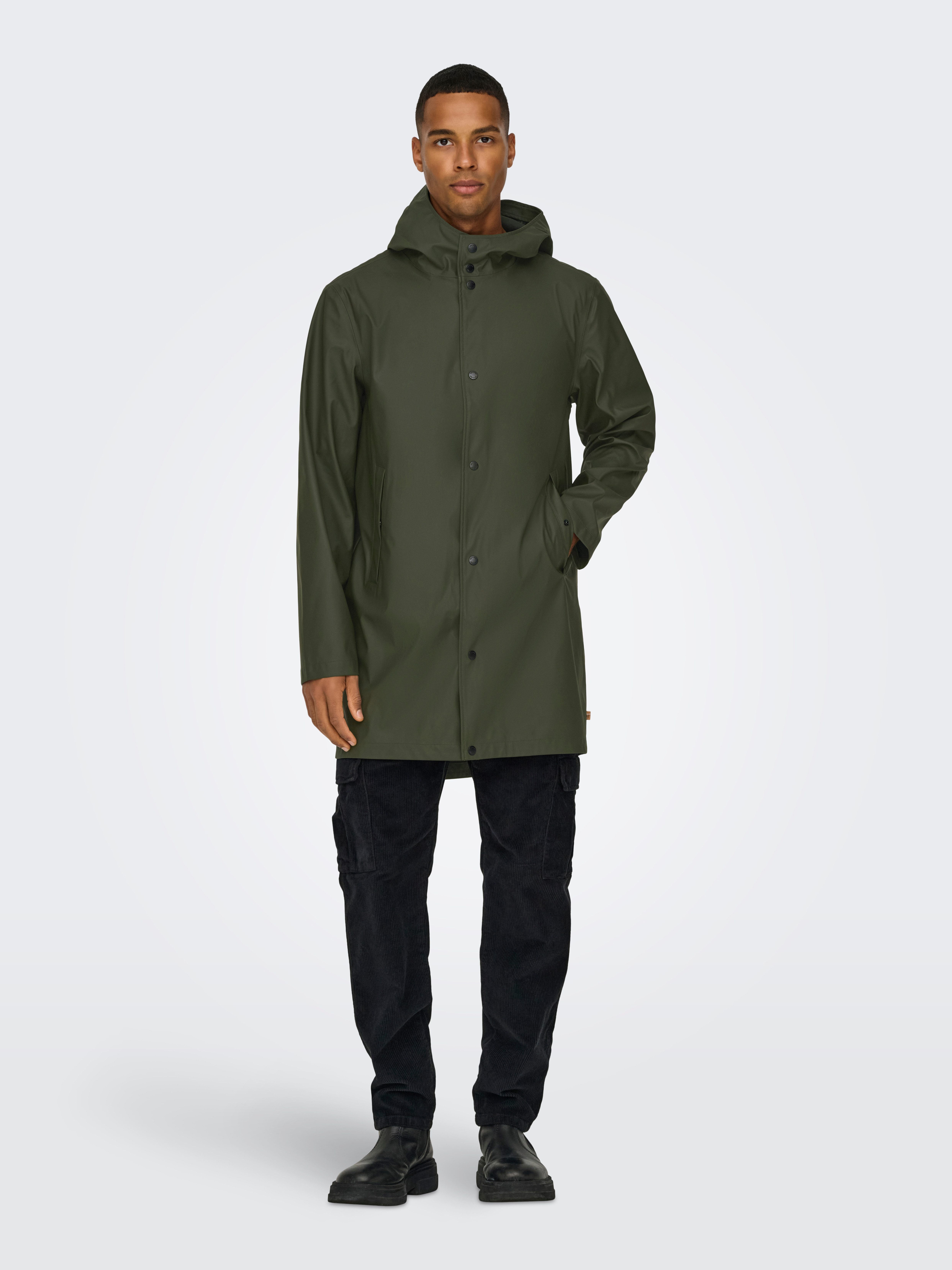 ONLY & SONS Regenjas ONSLUCA RAIN COAT OTW