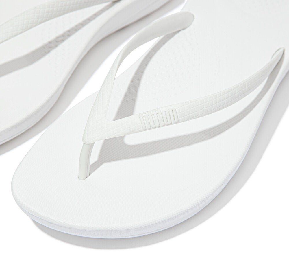 Fitflop Teenslippers IQushion sleehak, zomerschoen, slipper in smalle vorm