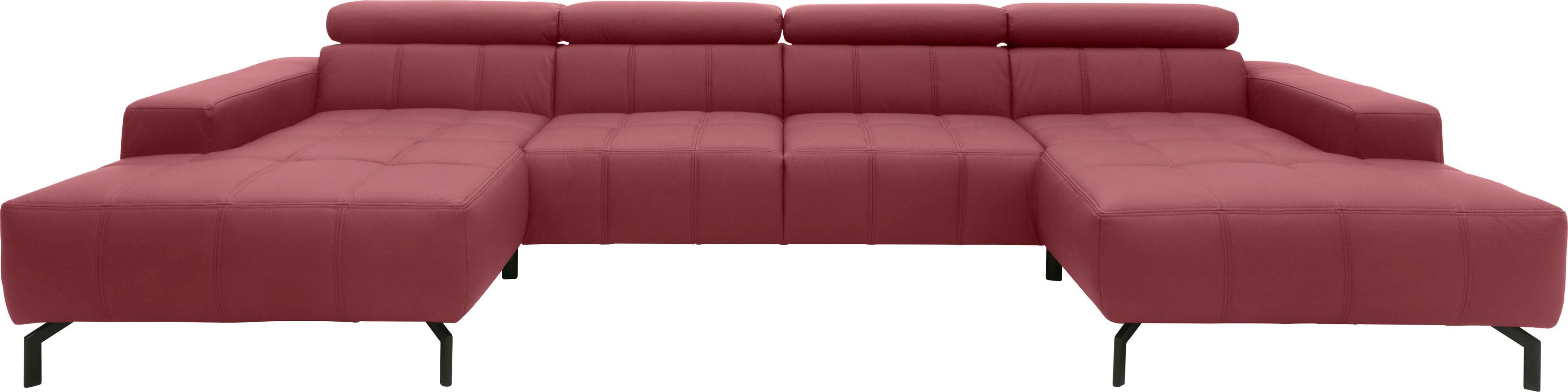 DOMO collection Zithoek Cunelli mooie zitnaden als designelement, stevige zitcomfort, U-vorm