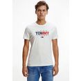 tommy jeans t-shirt tjm essential graphic tee wit