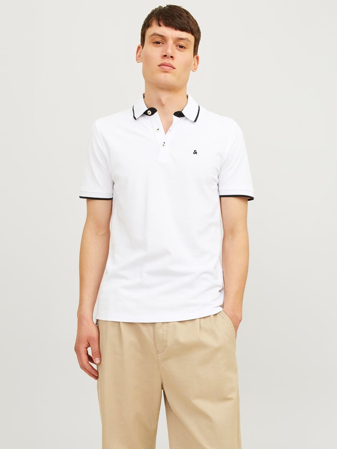 Jack & Jones Poloshirt JJEPAULOS POLO SS 2PK MP NOOS (2-delig, Set van 2)