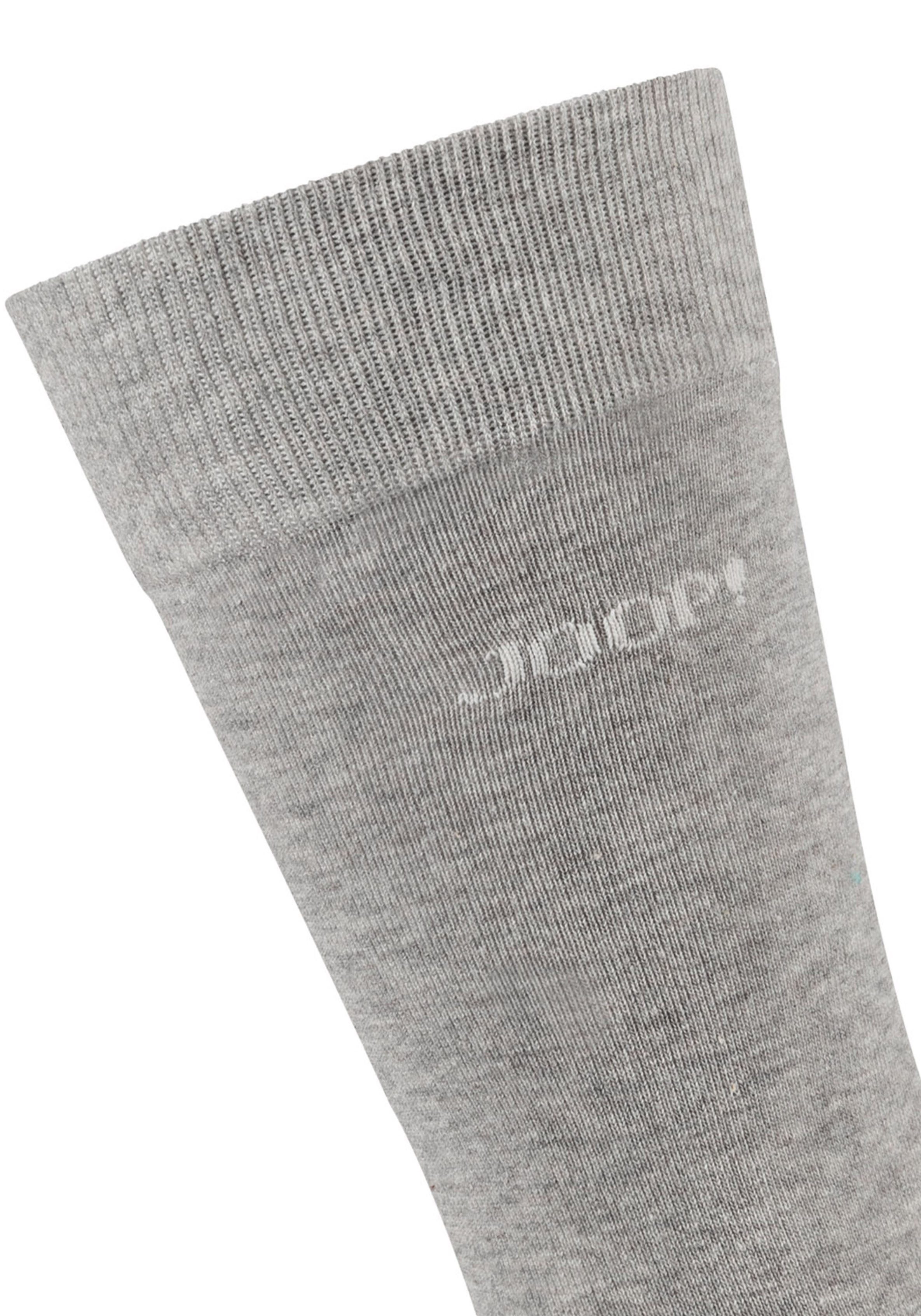 JOOP! Sokken Premium Essentials, versterkte hiel, duurzame teen (Set van 4)