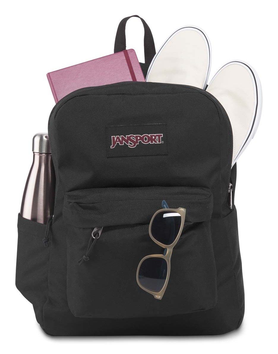 Jansport Vrijetijdsrugzak SuperBreak Plus in een eenvoudige look