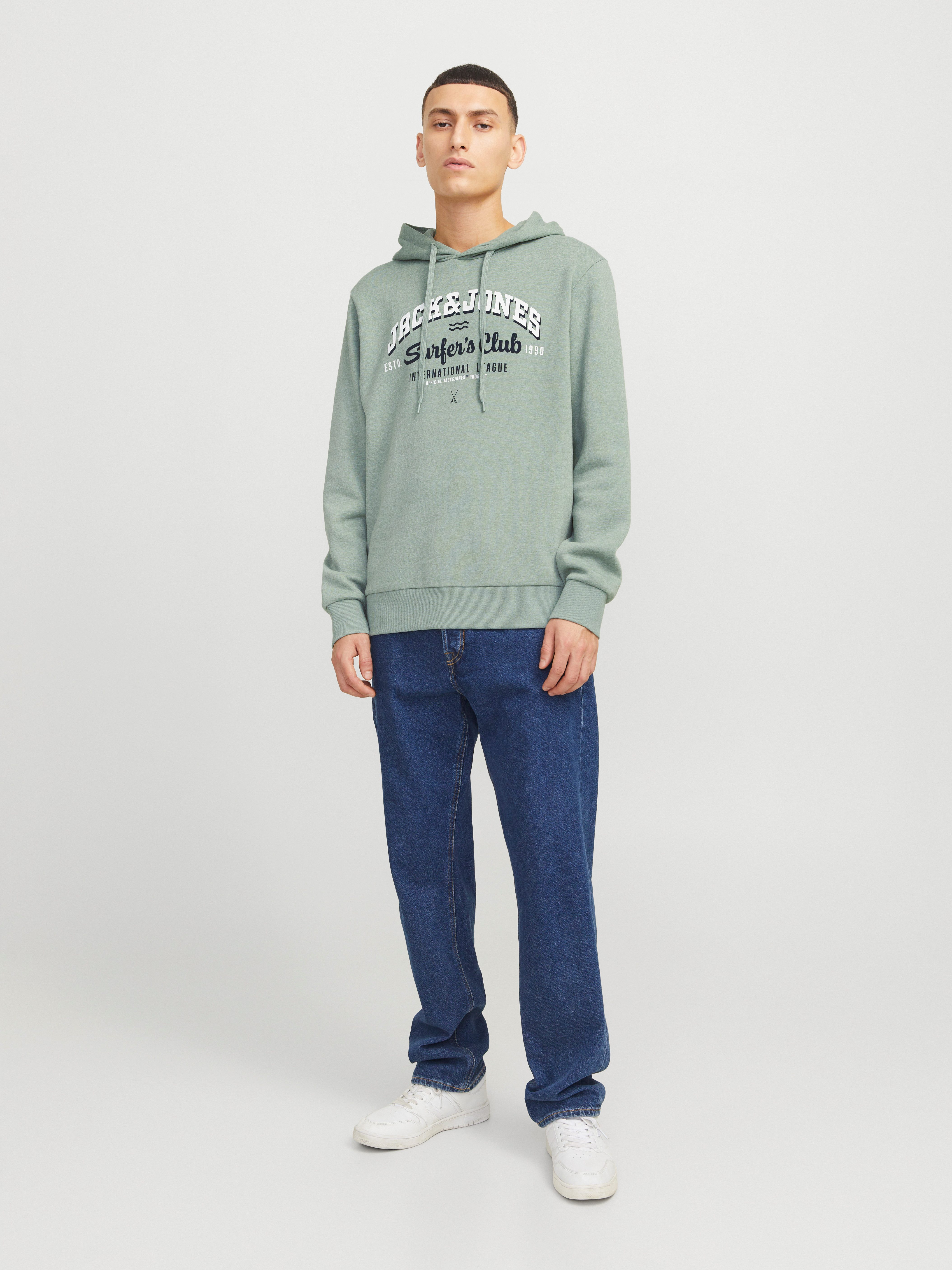 Jack & Jones Hoodie JJELOGO SWEAT HOOD 2 COL 24 25 NOOS