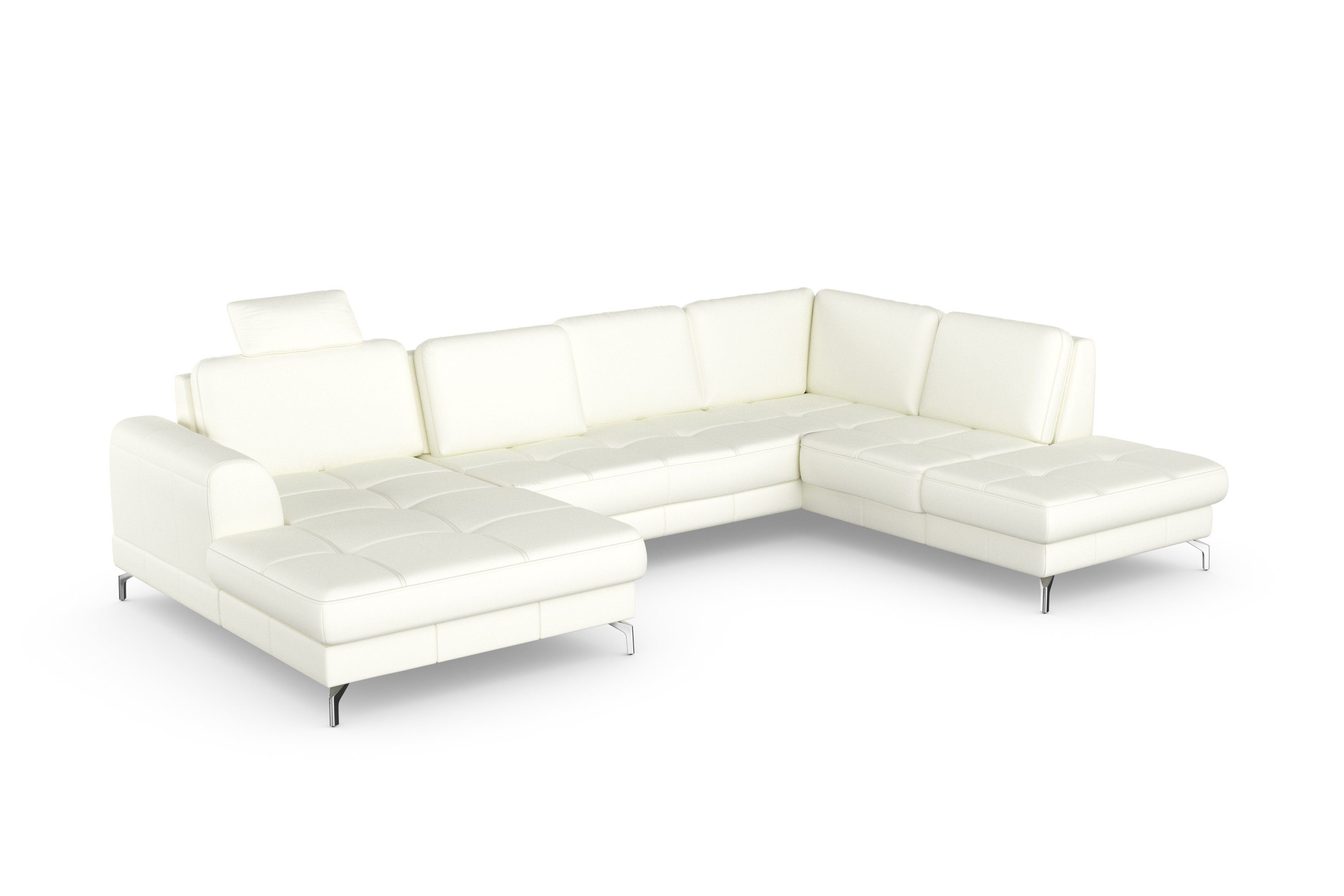 sit&more Zithoek Bendigo U-vorm inclusief zitdiepteverstelling, bodemvrijheid 12 cm, in 2 pootkleuren