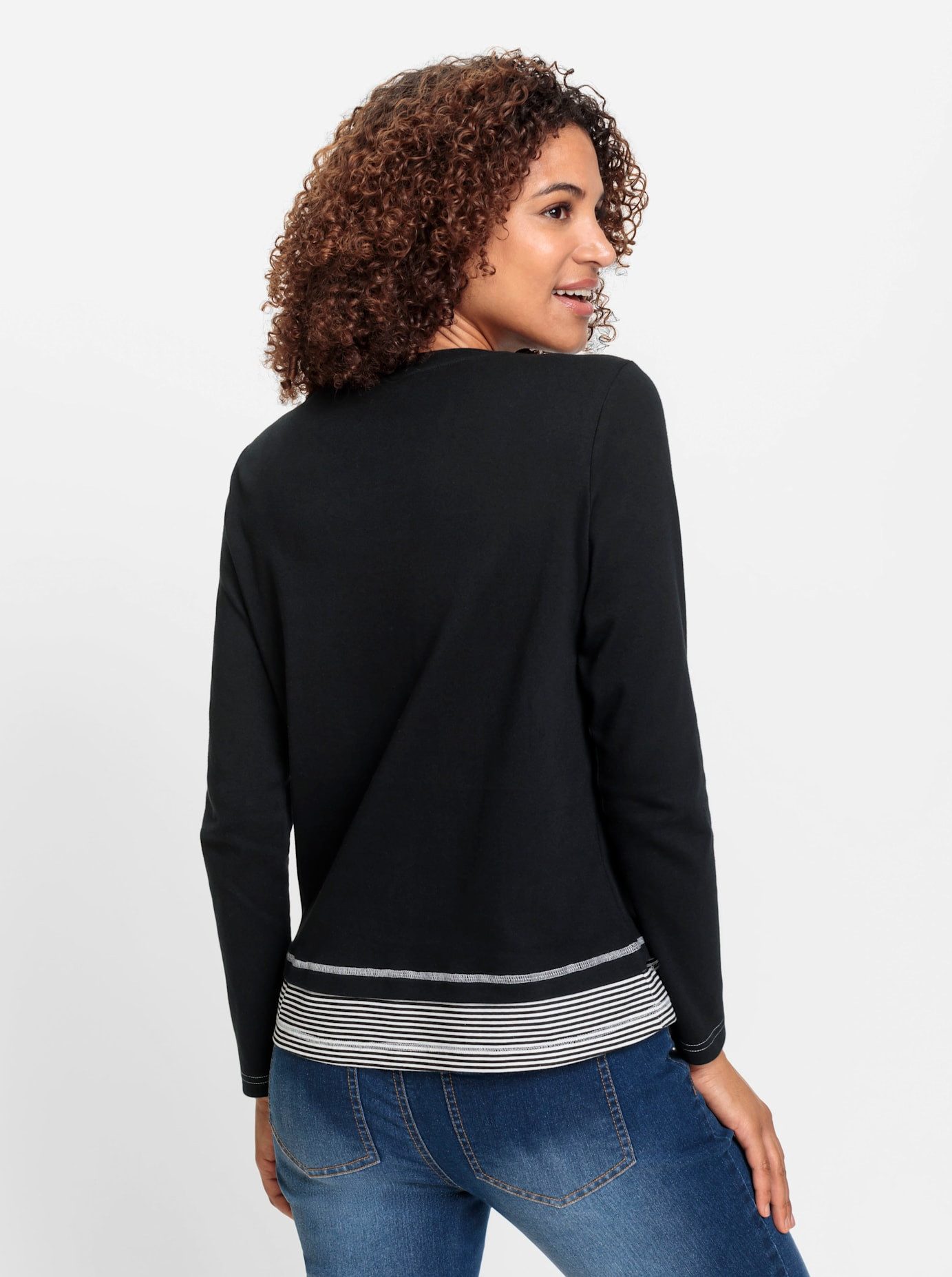 Classic Inspirationen 2-in-1-shirt met lange mouwen Shirt (1-delig)