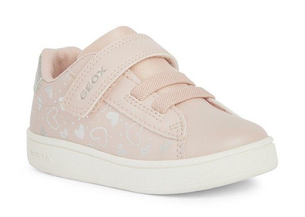 Geox Babyschoentjes B ECLYPER GIRL A Sneaker, klittenbandschoen, babyschoen met klittenband en elastiek meisjes meisjes maat 27 roze