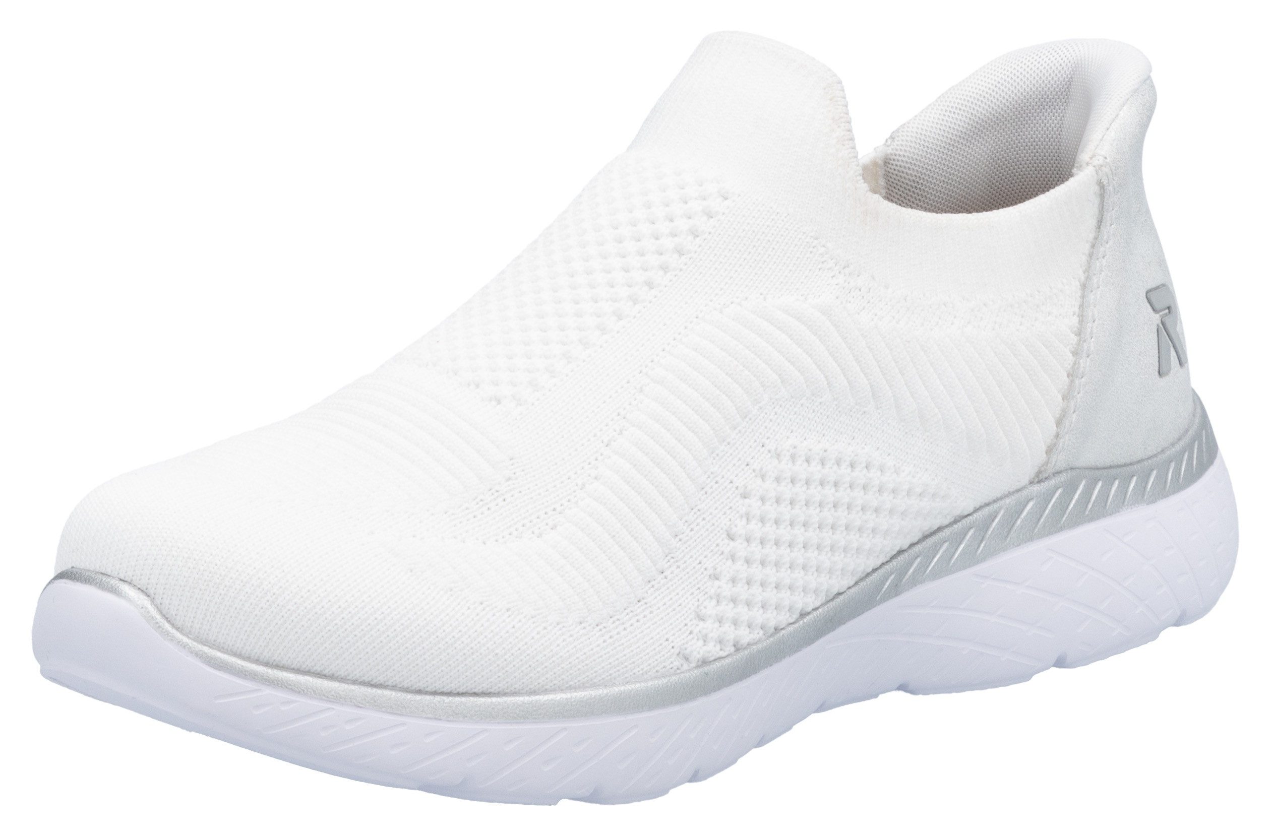 OTTO RIEKER Sport Slip-on sneakers Ready2GO Slipper, lage schoen, vrijetijdsschoen met MemoSoft binnenzool dames lage sneakers maat 41 wit
