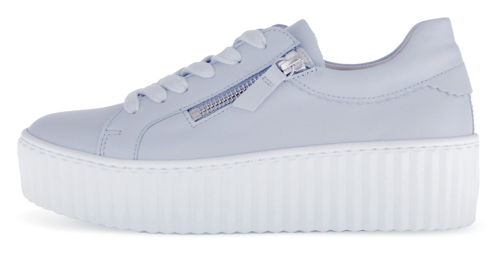 Gabor Plateausneakers , vrijetijdsschoen, lage schoen, veterschoen met gabor best fitting
