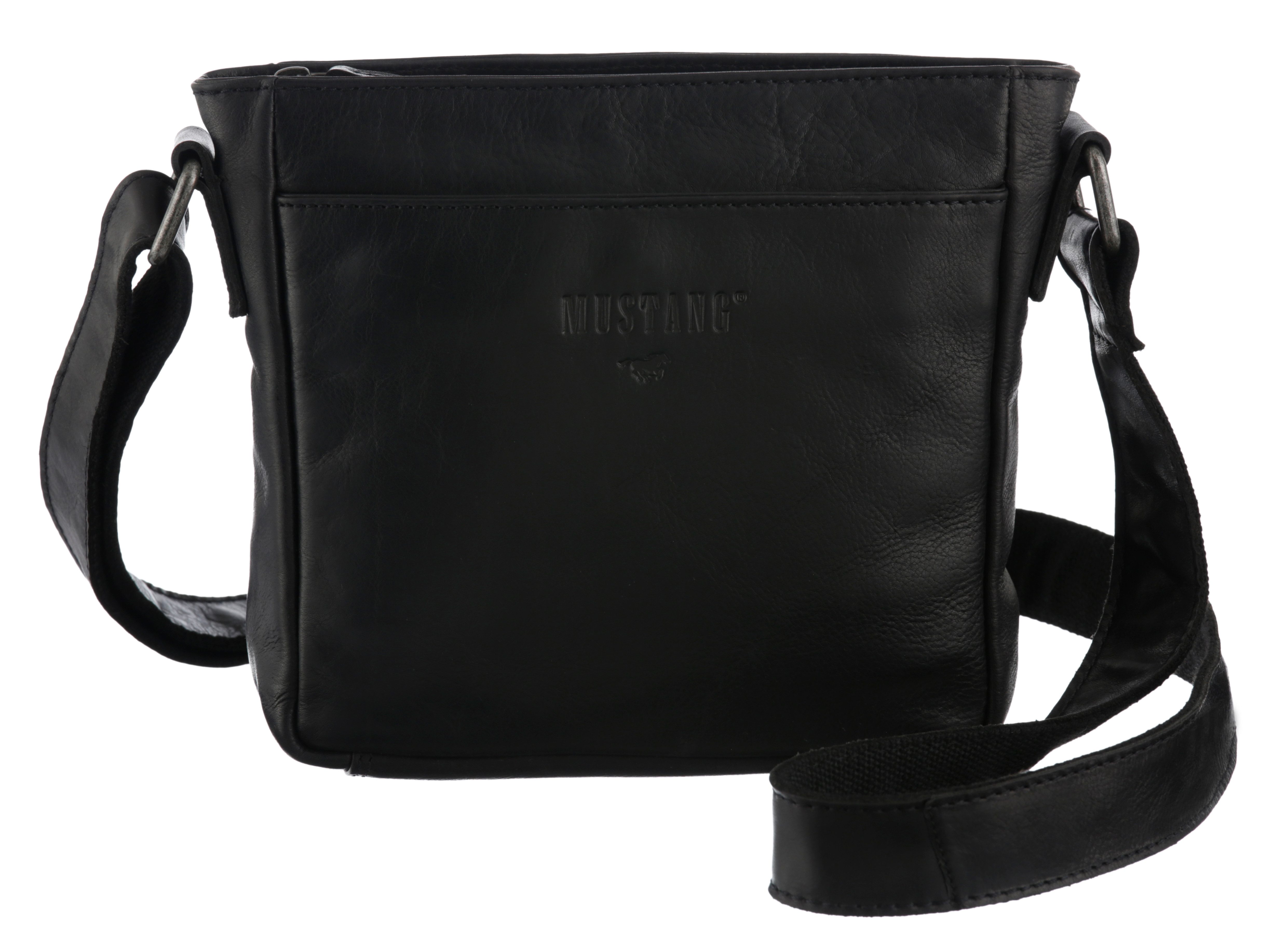 MUSTANG Schoudertas Catania dames schoudertassen maat 19 cm zwart