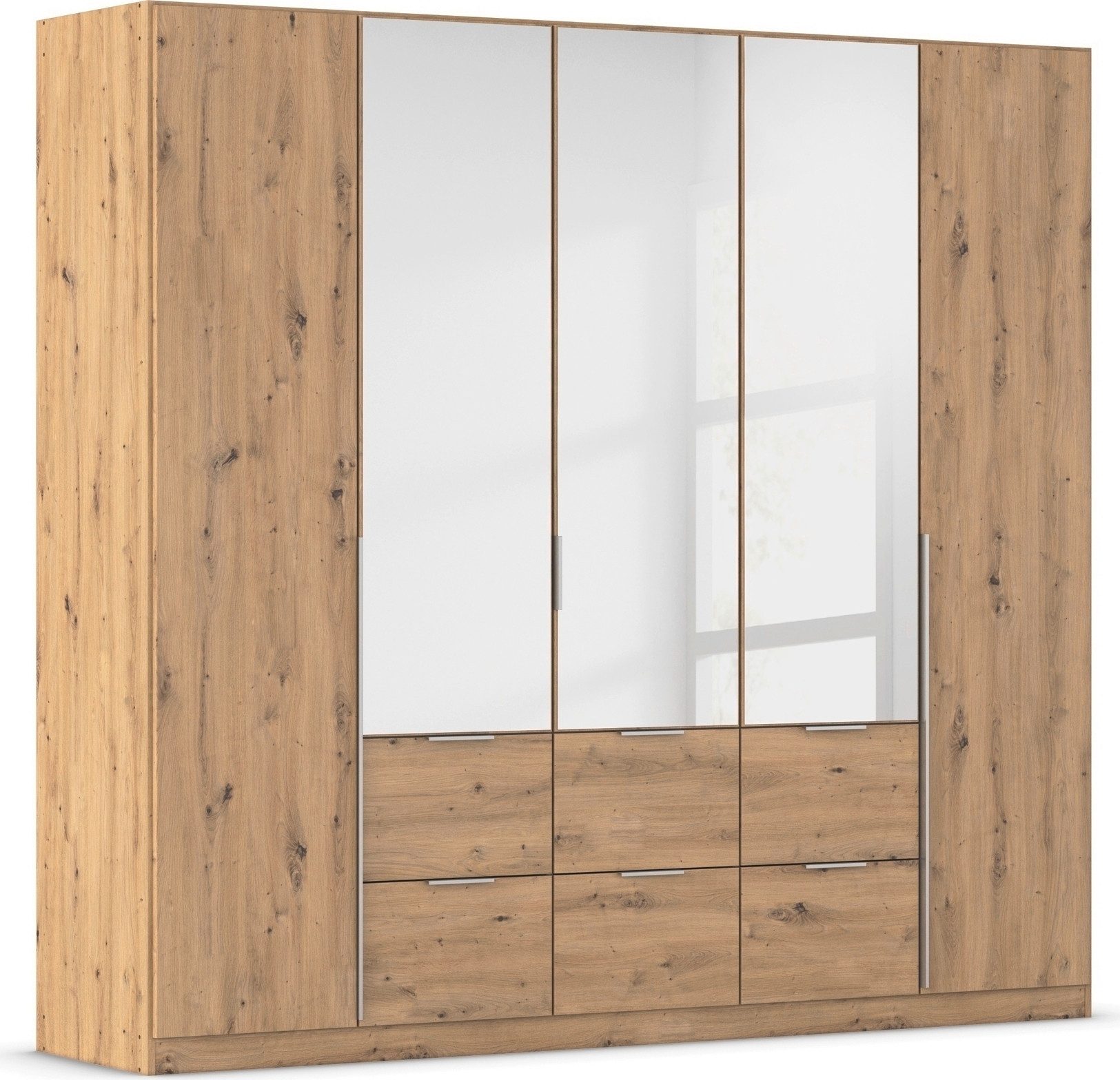 Rauch Draaideurkast Kledingkast kast garderobe AGORDO met decor- of hoogglansfront