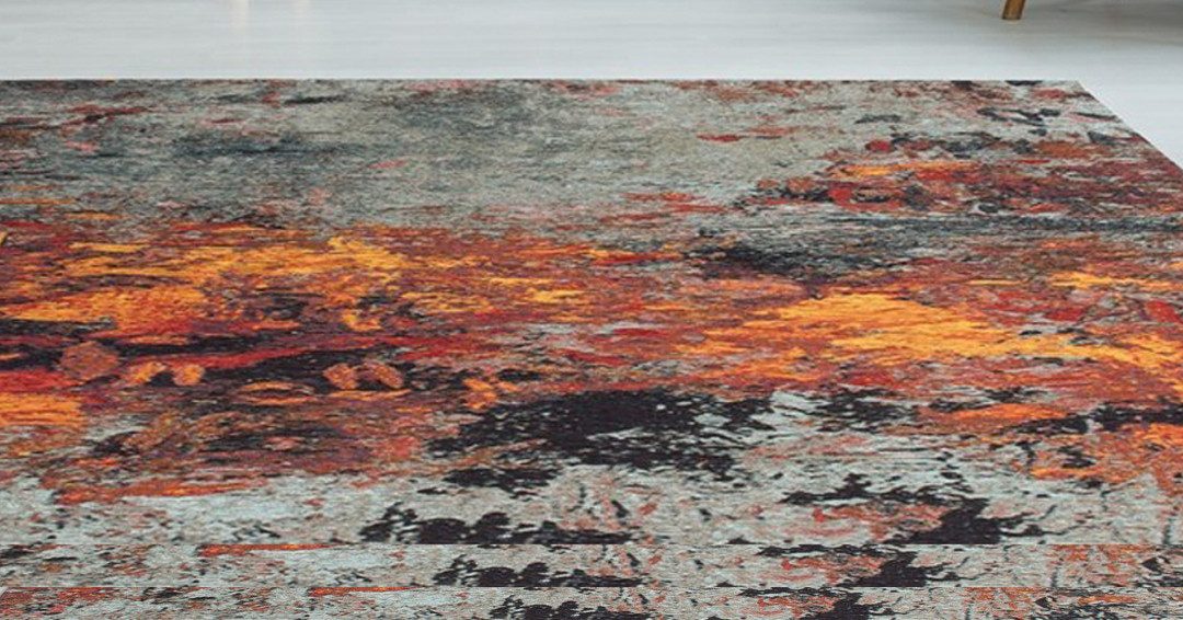 Bruno Banani Vloerkleed Wallim Abstract design, laagpolig vloerkleed, gemakkelijk in onderhoud, robuust