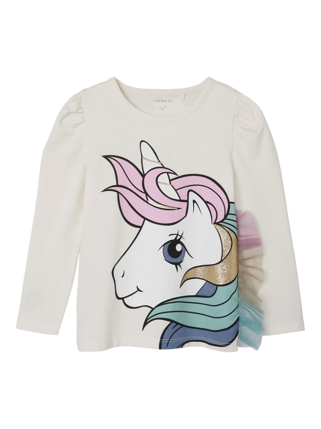 Name It Shirt met lange mouwen NMFSILLE MLP LS TOP CPLG