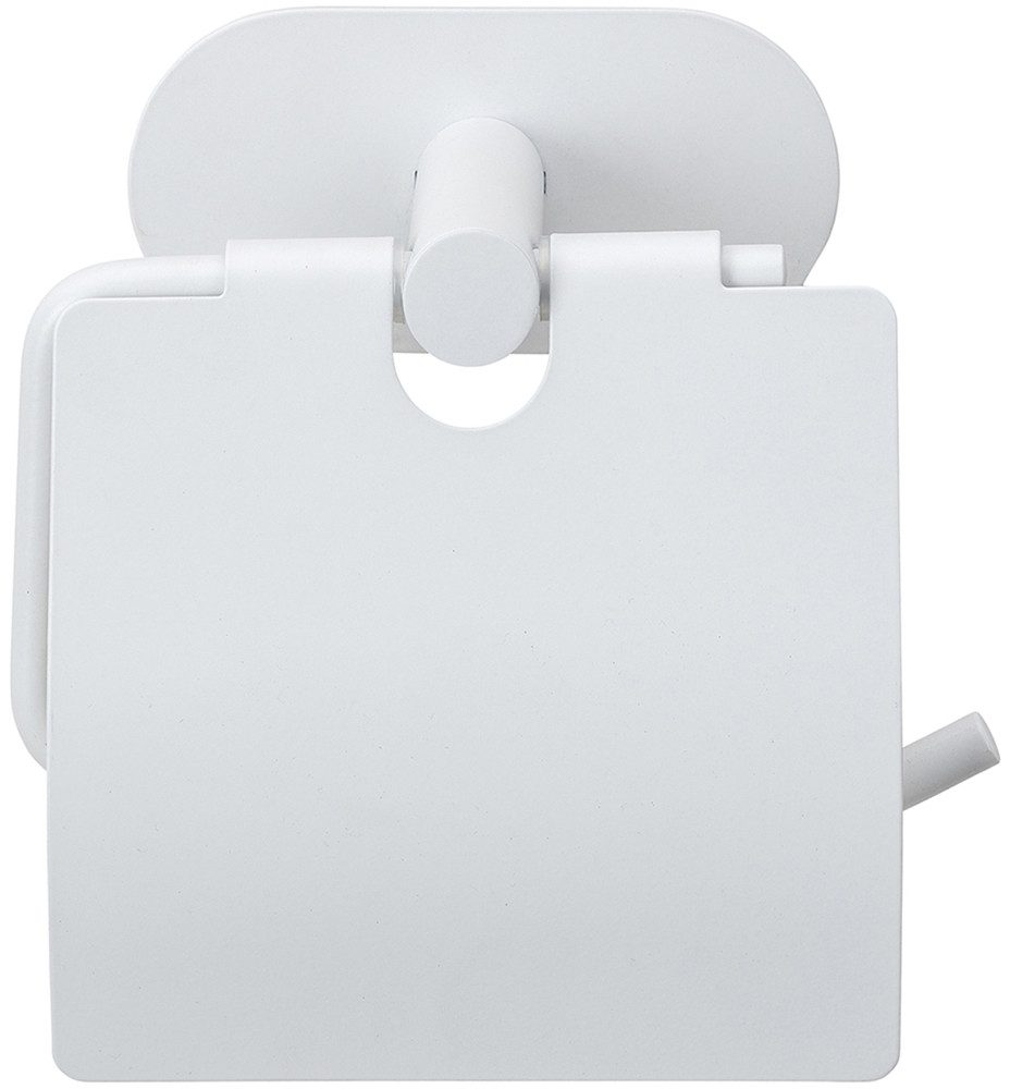 WENKO Toiletrolhouder Turbo-Loc® model Orea met deksel, roestvrij staal, bevestigen zonder boren