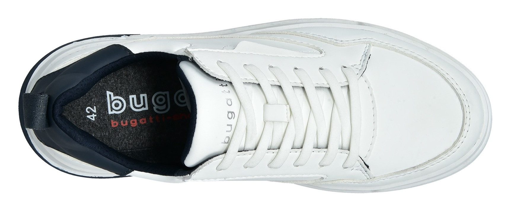 Bugatti Sneakers met sleehak