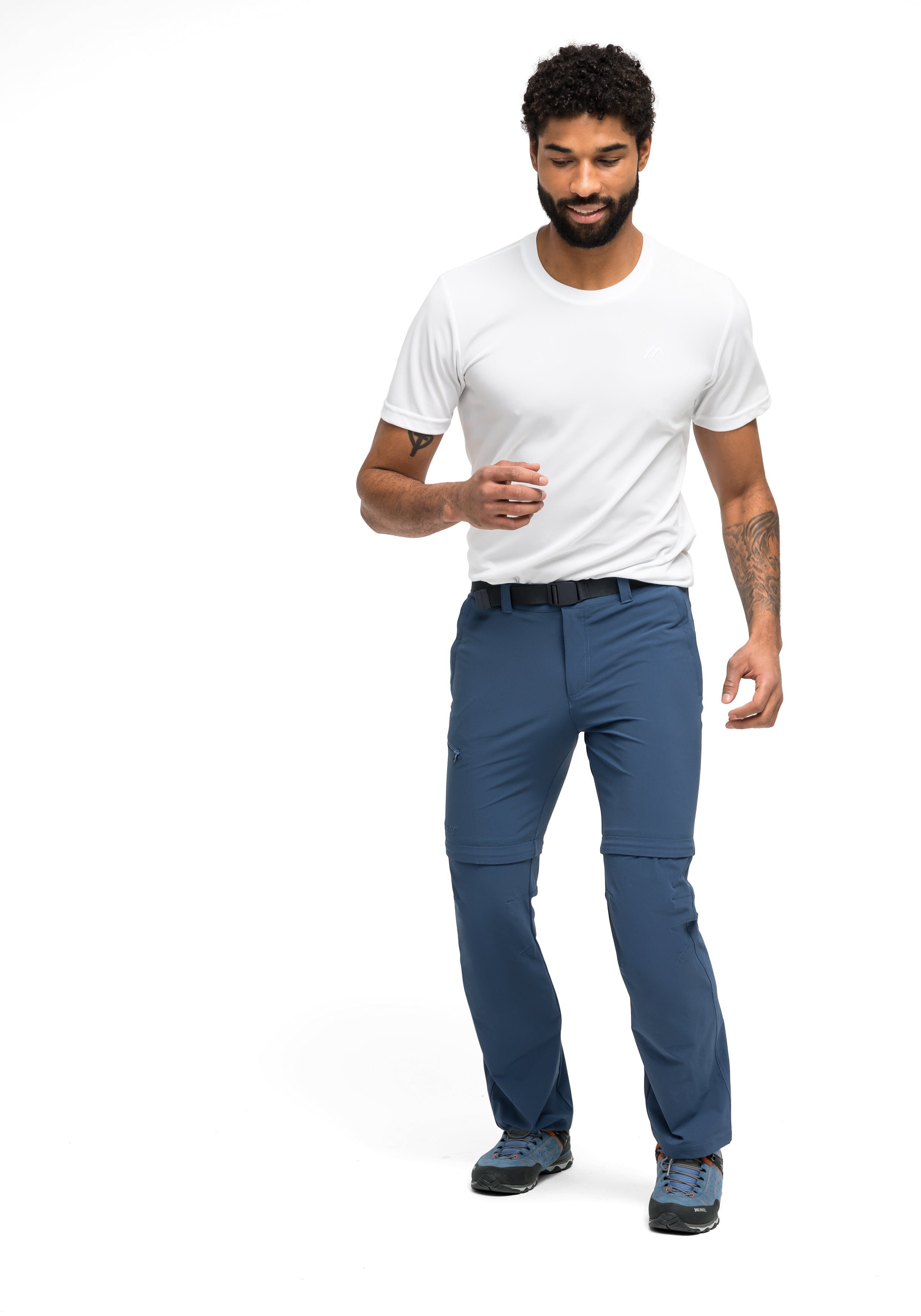 Maier Sports Functionele broek Tajo 2 Heren wandelbroek, afritsbare outdoorbroek, 4 zakken, regular fit