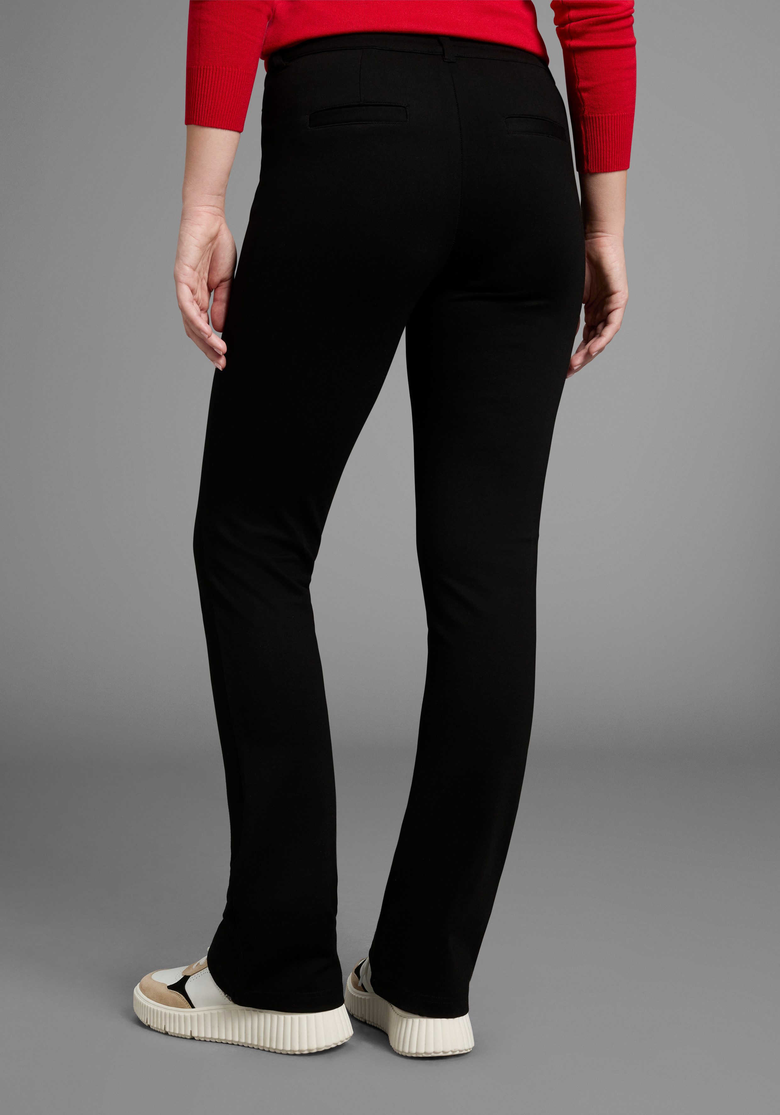 Bruno Banani Broek met wijde pijpen Een ritsdetail - NIEUWE COLLECTIE