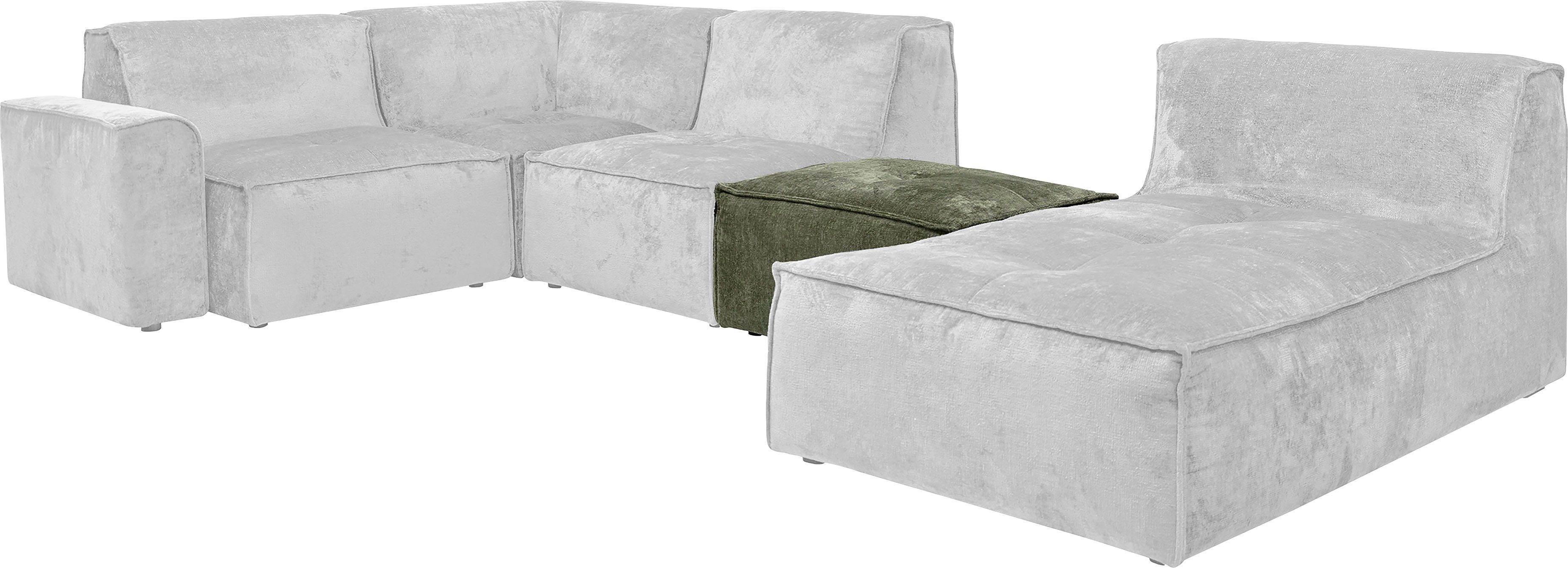 RAUM.ID Hocker Monolid als module of apart te gebruiken, voor individuele samenstelling (1 stuk)