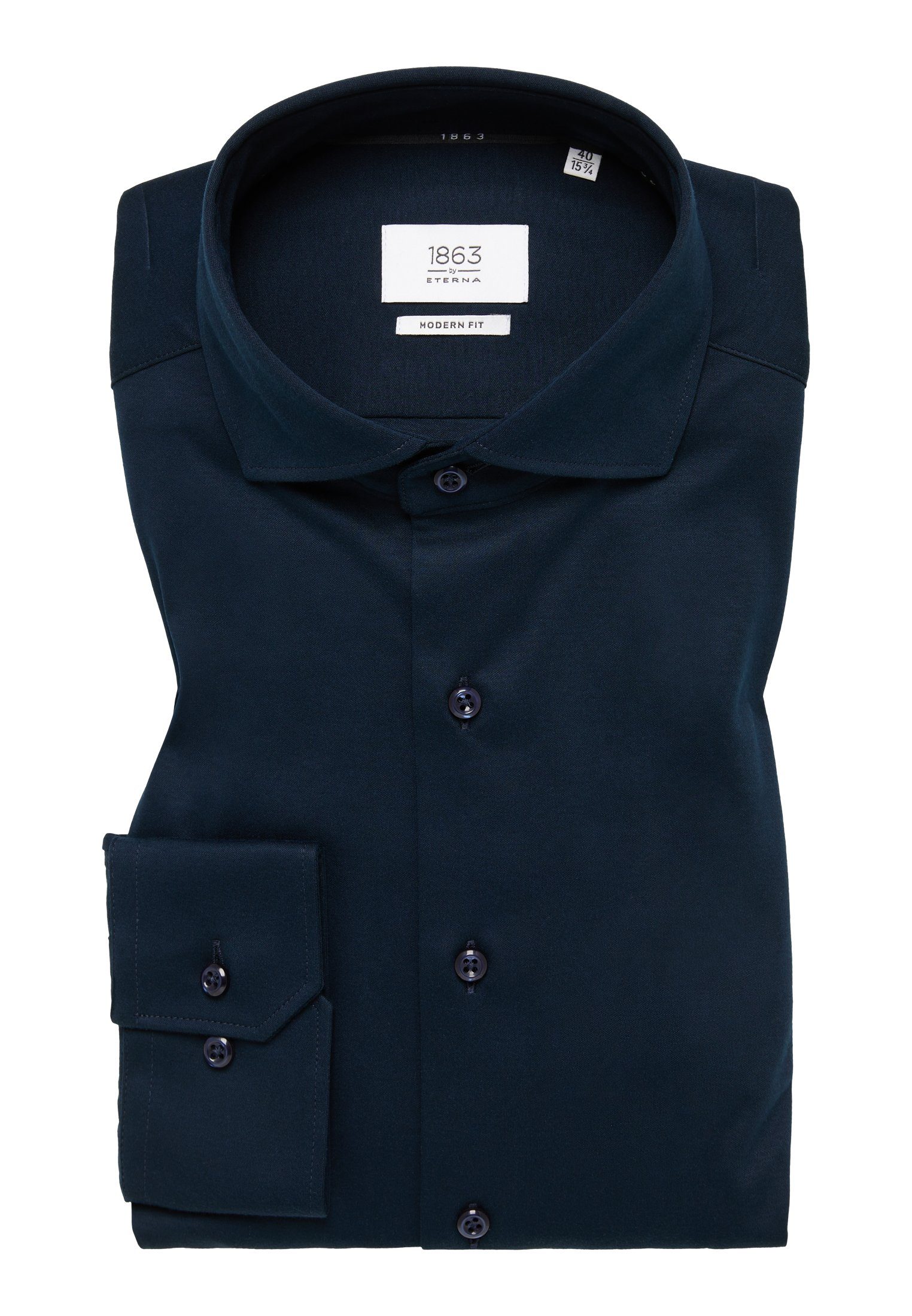 Eterna Overhemd met lange mouwen MODERN FIT NON IRON (strijkvrij)