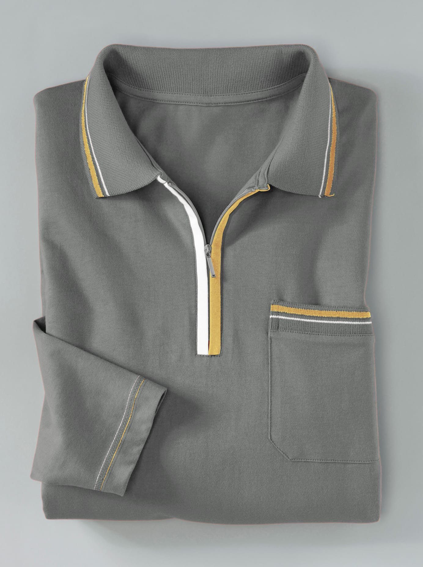 Classic Poloshirt met lange mouwen Poloshirt (1-delig)