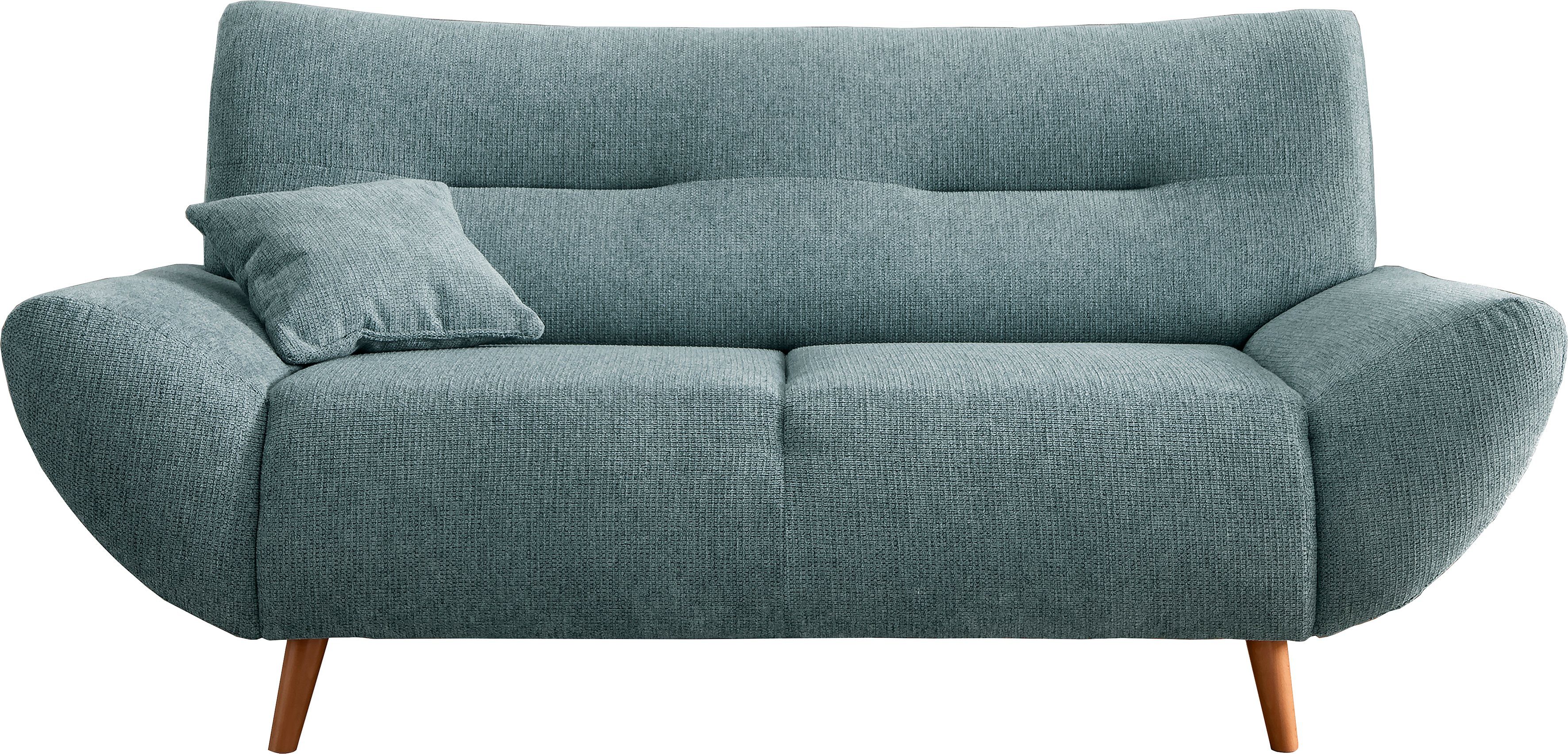 INOSIGN Zithoek Drago elegant en tijdloos, comfortabel, moderne vormtaal leverbaar als fauteuil/hoekbank, diverse stoffen, incl. 2 sierkussens (set, 3-delig)
