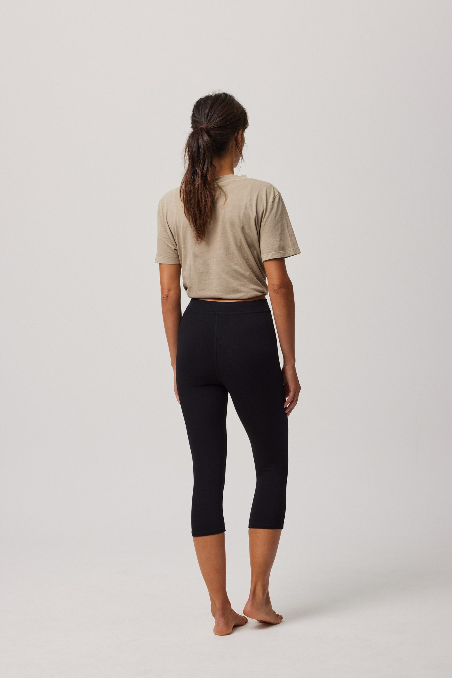 YSABEL MORA 3/4 legging elastische band, katoenmix (Set van 2)