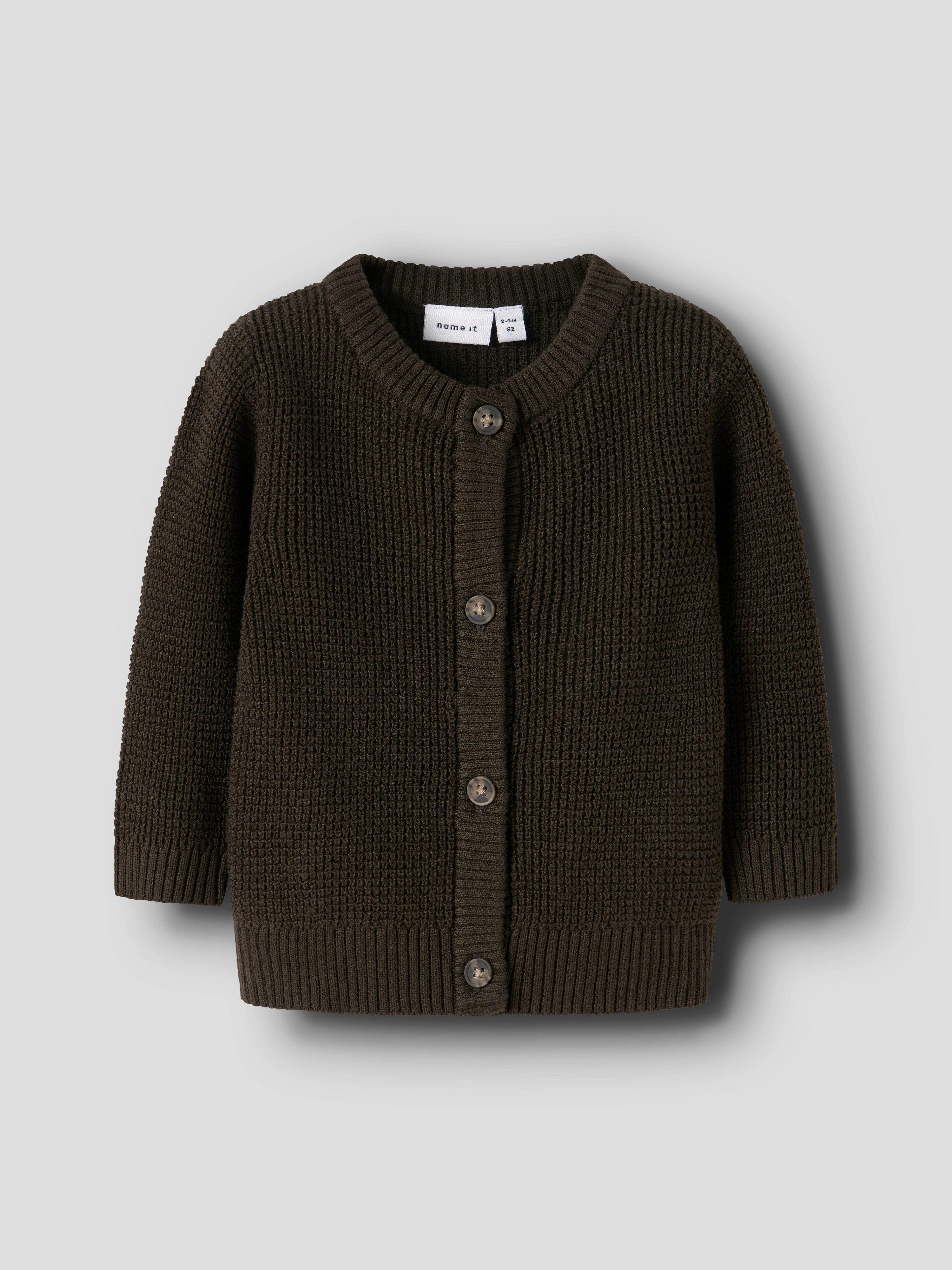 Name It Vest NBNBUBBA LS KNIT CARD NOOS