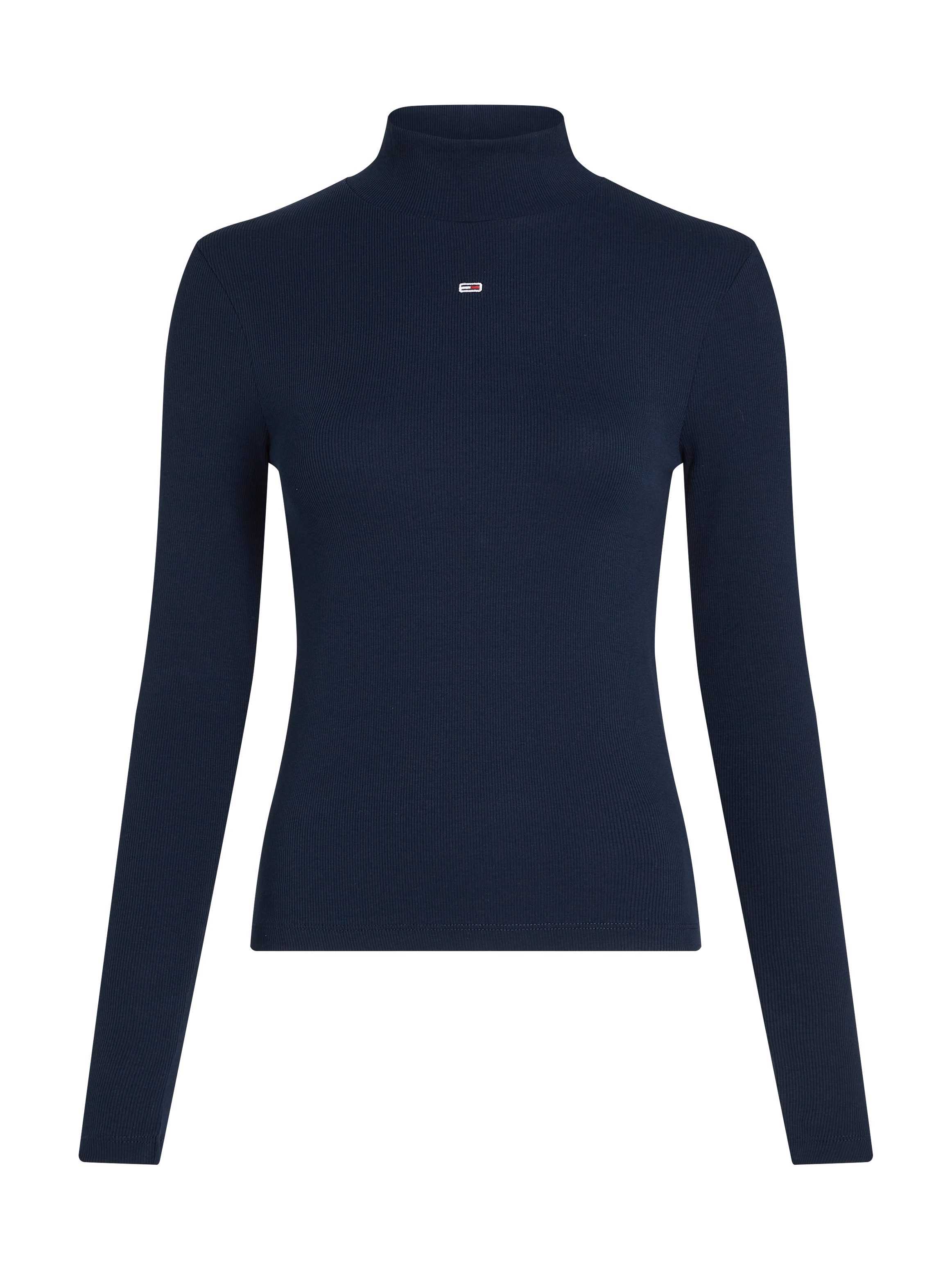 TOMMY JEANS Shirt met lange mouwen TJW ESSENTIAL MOCK NECK