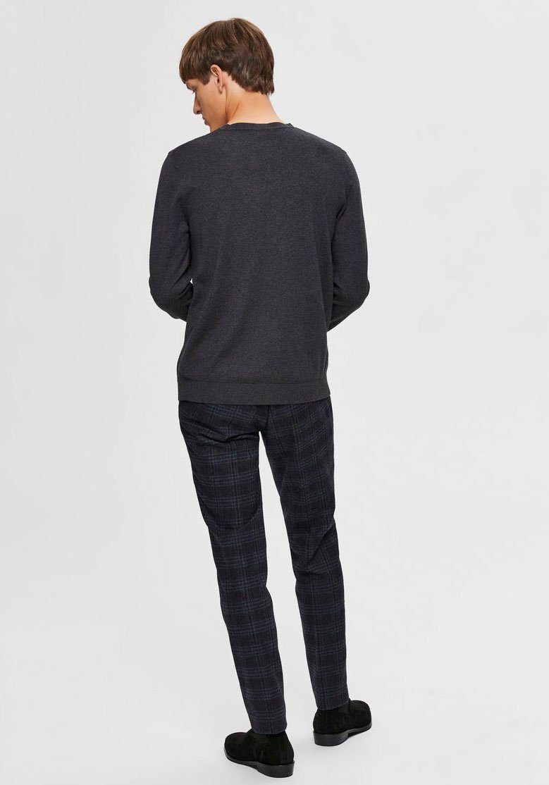 SELECTED HOMME Gebreide trui SLHBERG CREW NECK NOOS
