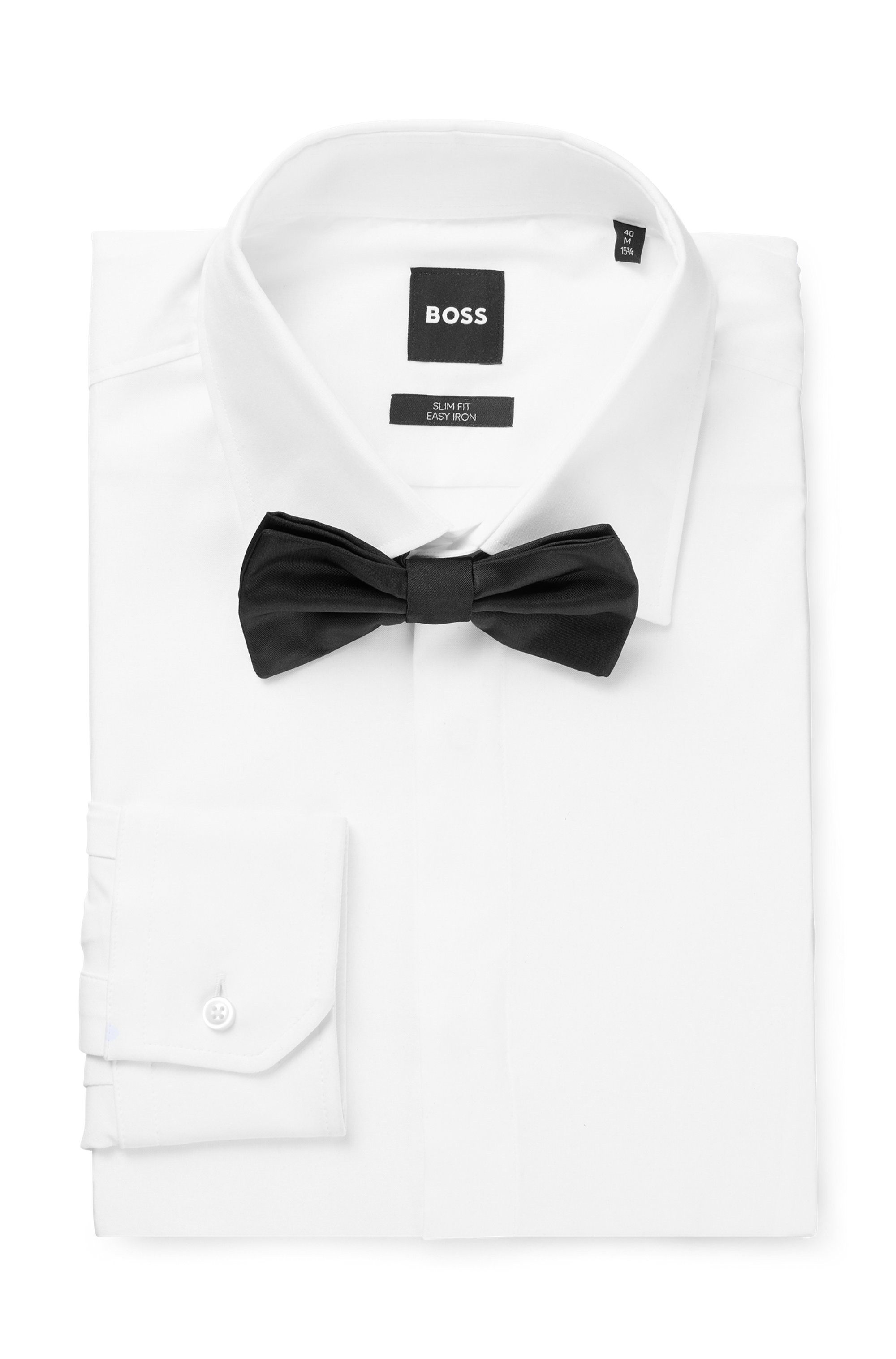 Boss Vlinderdasje H-BOW TIE van zuivere zijde