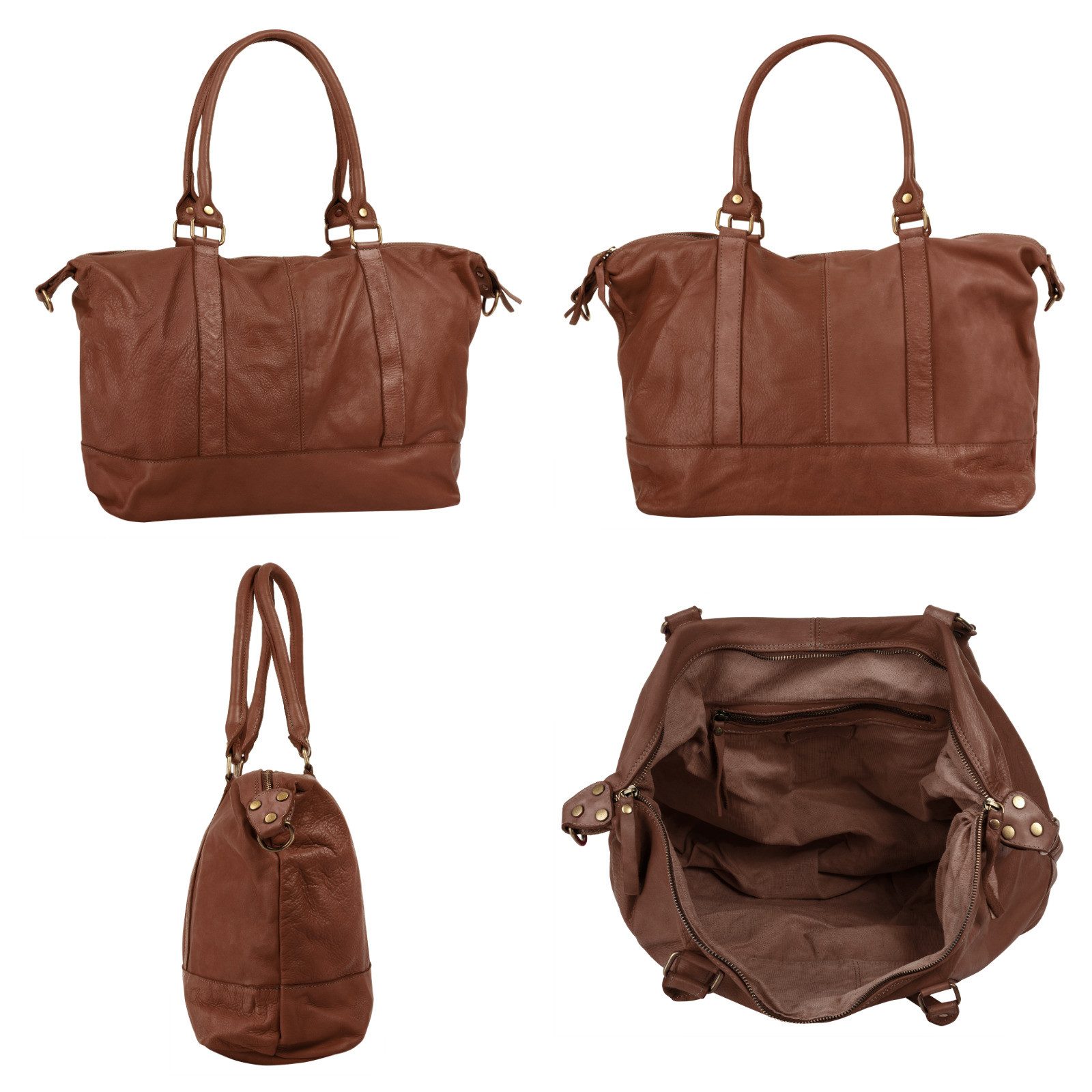 Samantha Look Reistas echt leer, made in italy