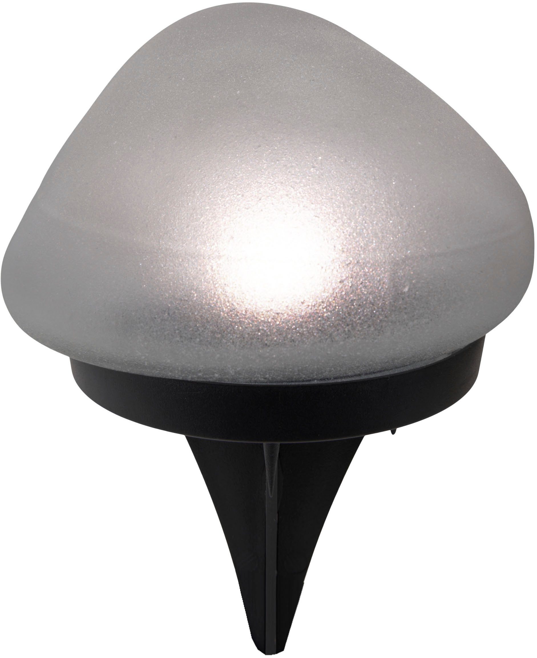 näve Led-solarlamp Guri 2-delige set led tafellamp draadloos 36x10,5 cm antraciet (2 stuks)
