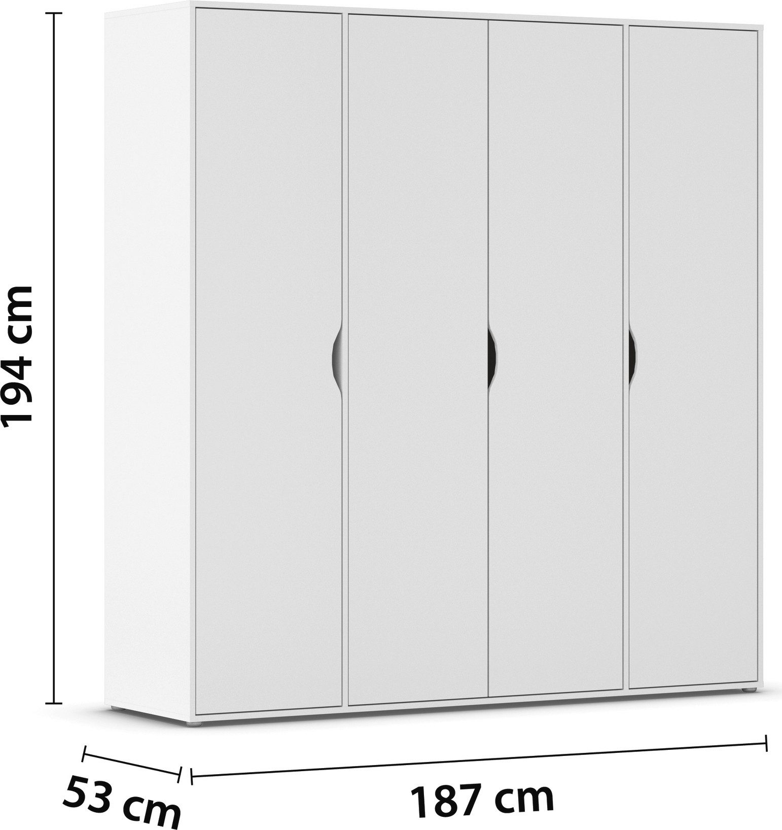 rauch Draaideurkast Kledingkast Kast Garderobe Wasmand NARAI veel Opbergruimte Greefaansluitingen voor een greeploze look TOPSELLER MADE IN GERMANY