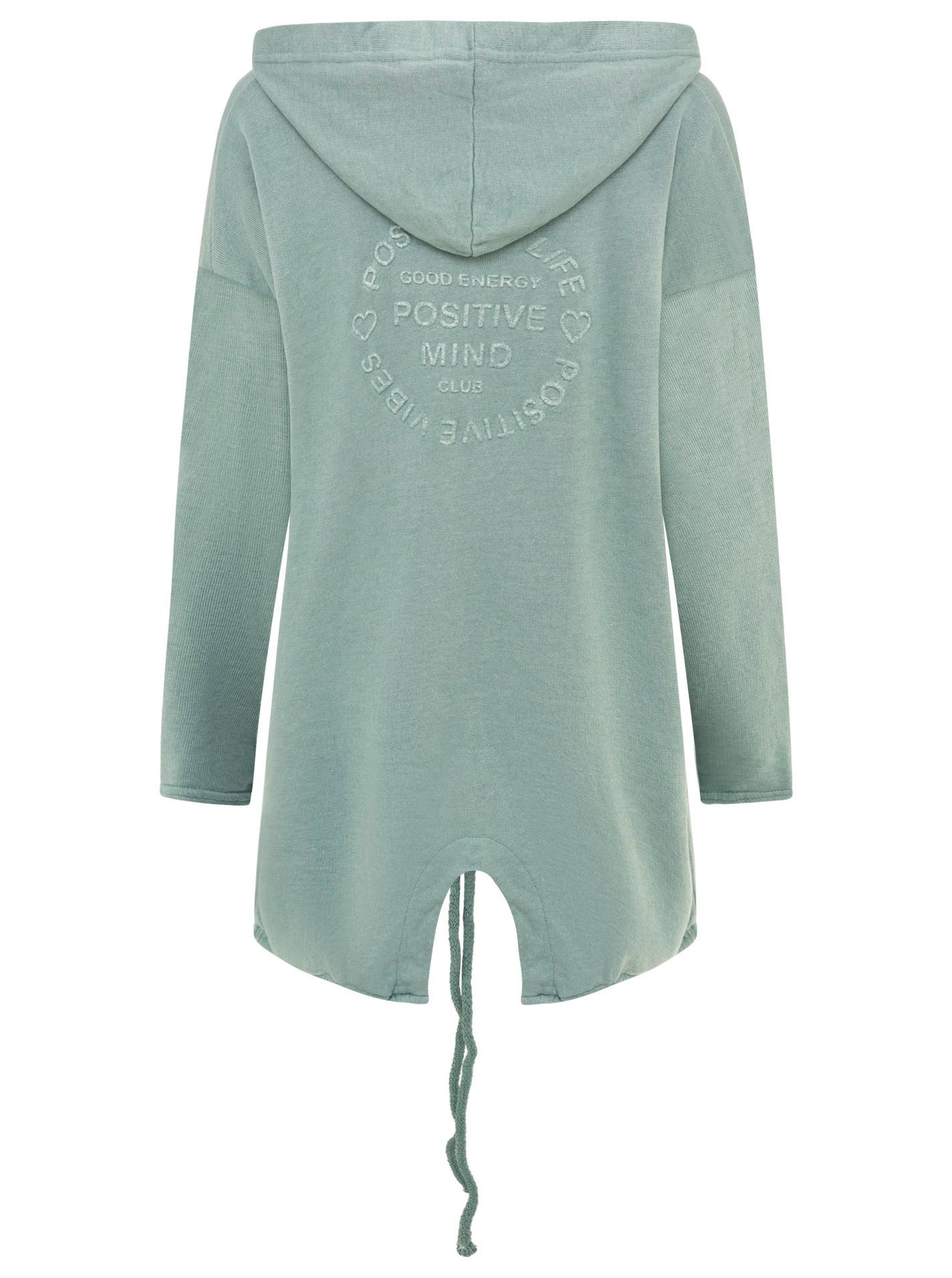 Zwillingsherz Jersey jas Positive Mind Met een hoog katoengehalte