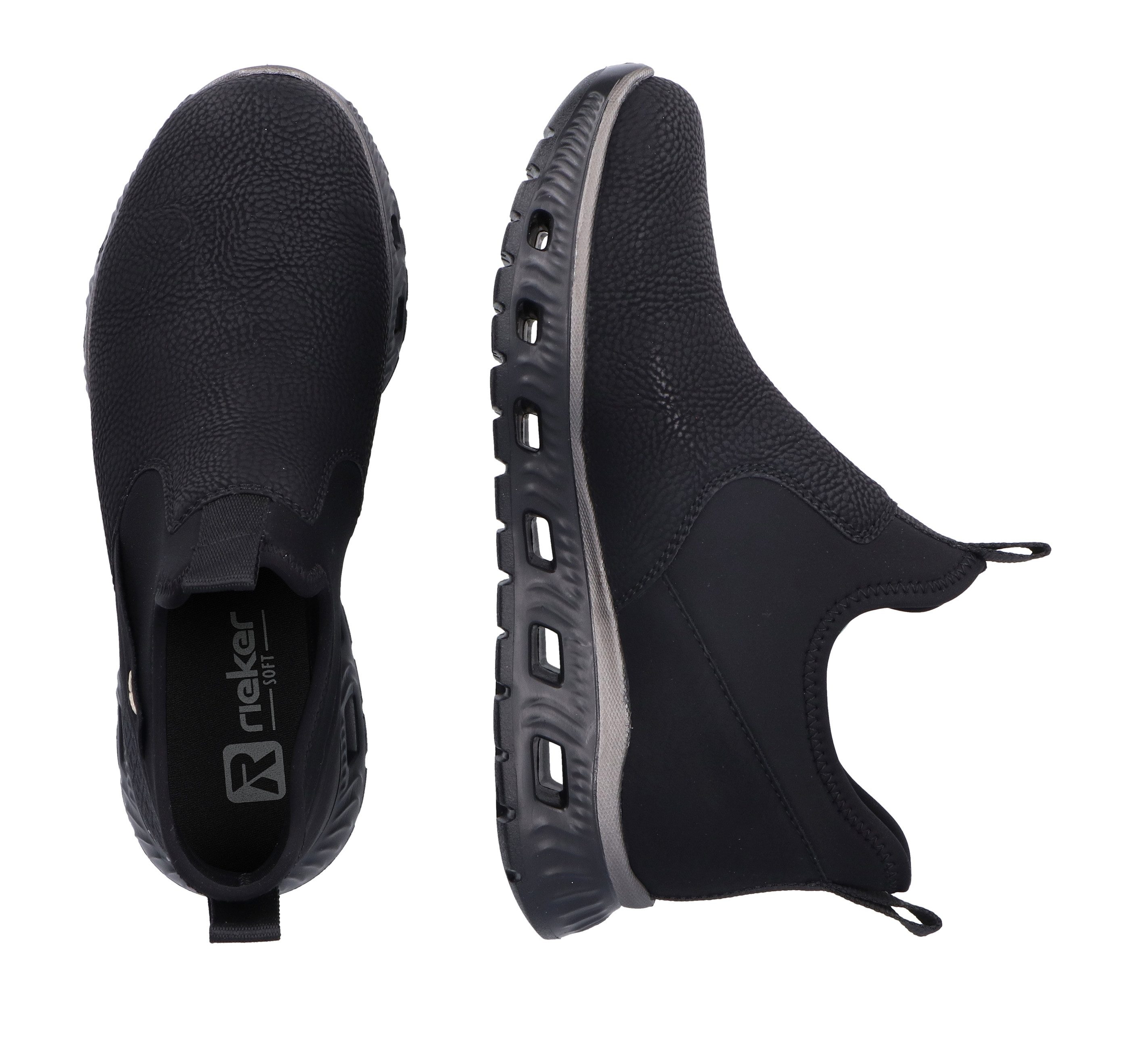 R-Rieker Boots zonder sluiting high-top sneakers, instaplaarzen met elastische schacht