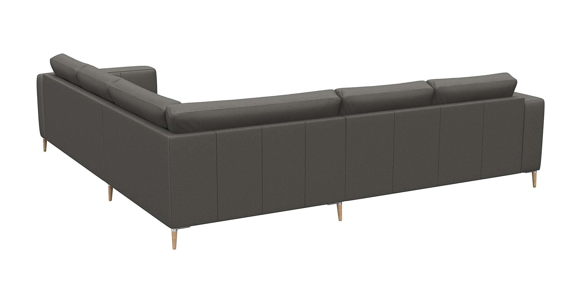 FLEXLUX Hoekbank Fiore, gelijkbenig, super zitcomfort door koudschuim in de zitting