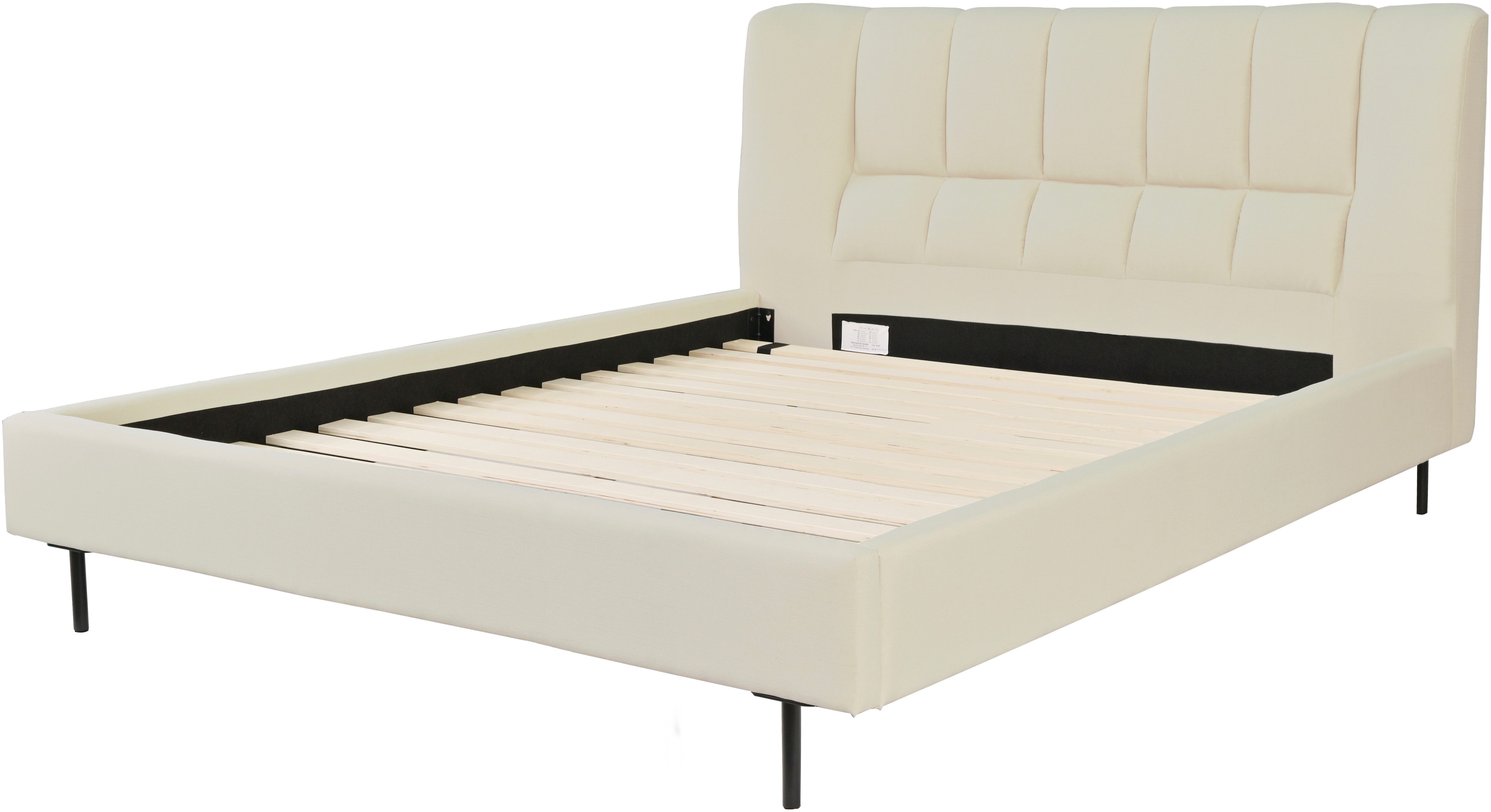 Leonique Gestoffeerd bed Silene inclusief lattenbodem, verkrijgbaar in 140 & 180 cm breedte