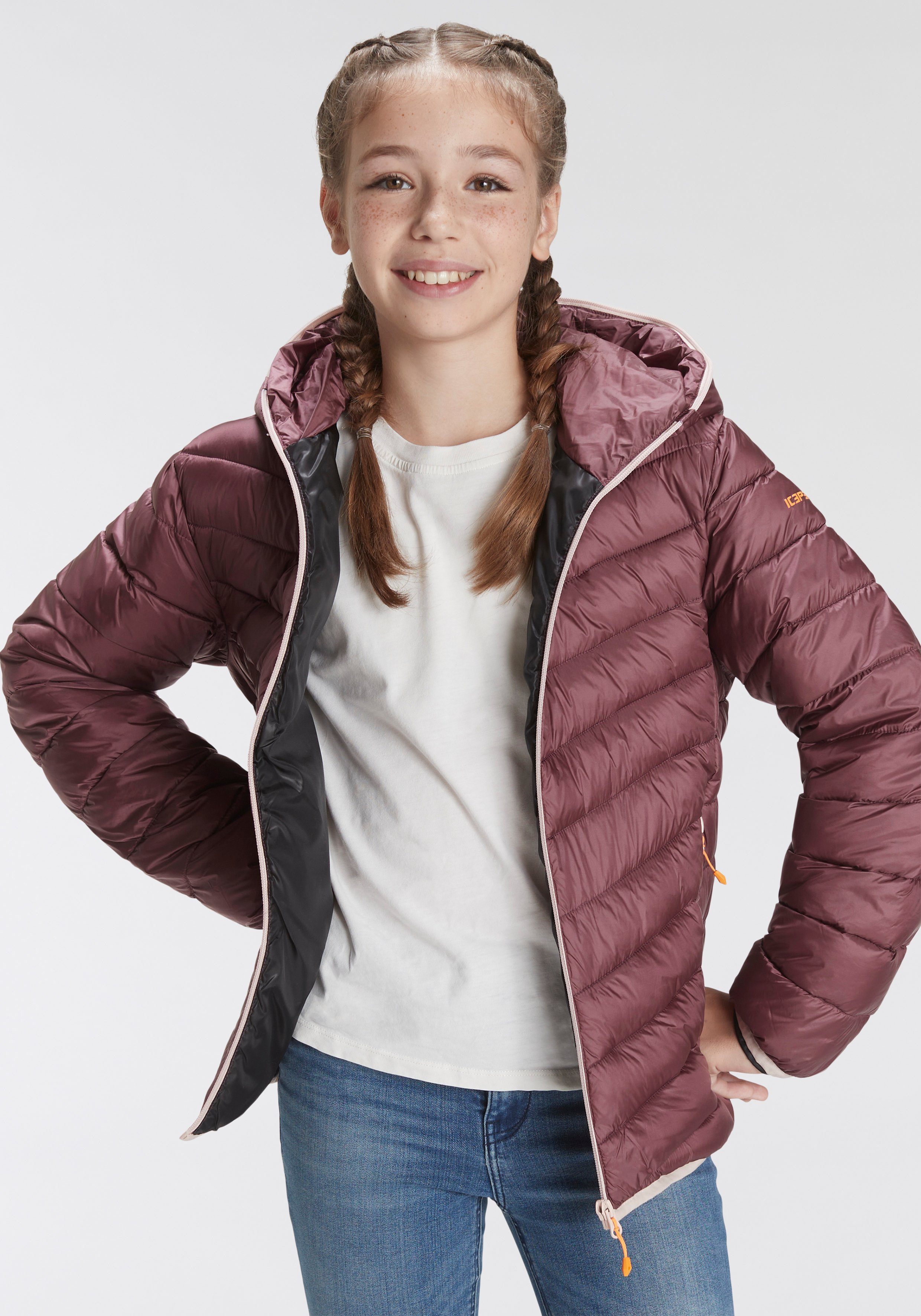 Icepeak Functioneel jack PENIG JR - voor kinderen met contrasterende logo-opdruk op de bovenarm