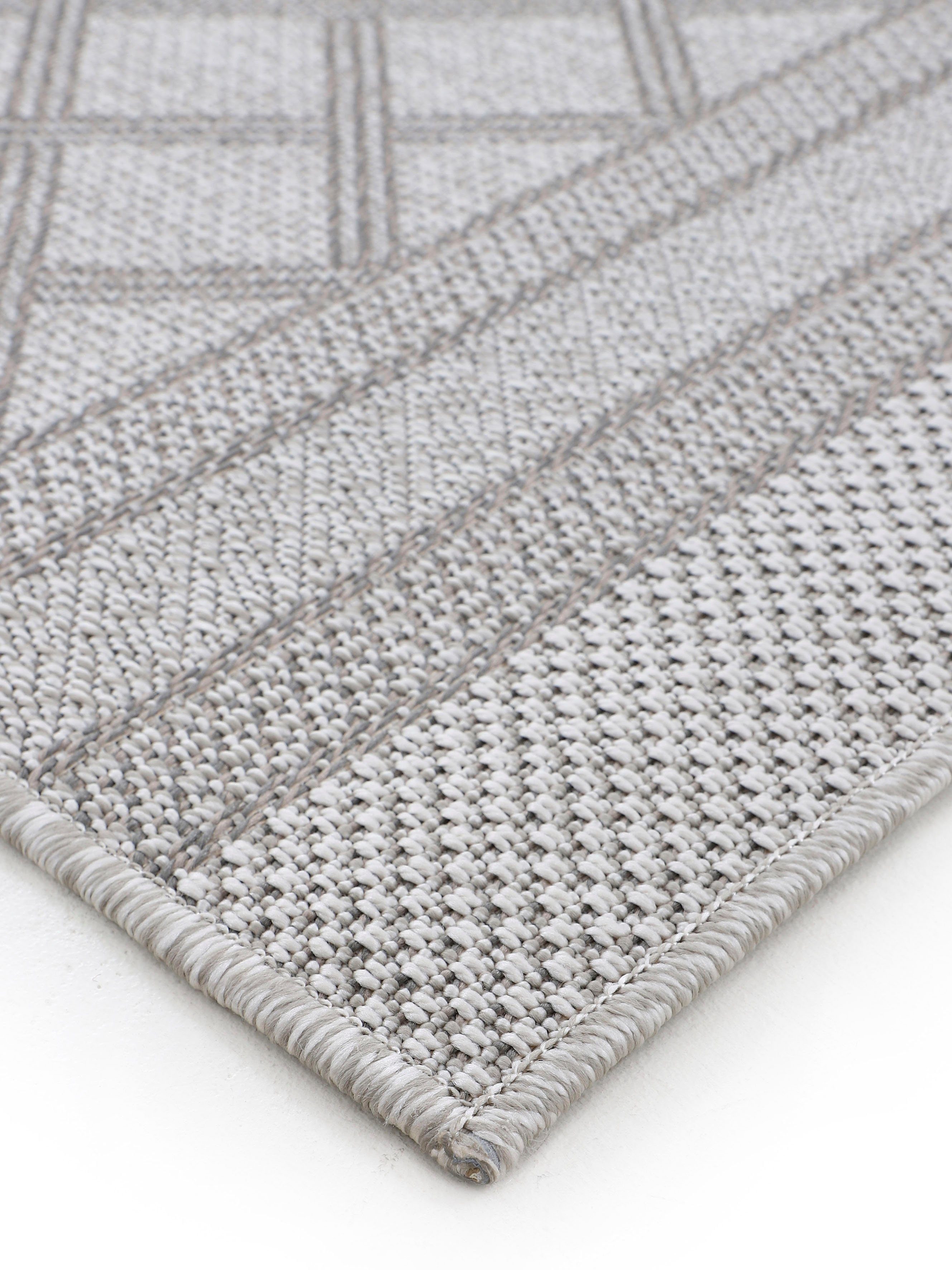 carpetfine Vloerkleed Boho 104 robust vlakweefsel, sisal look, uv-bestendig, buitenruimte