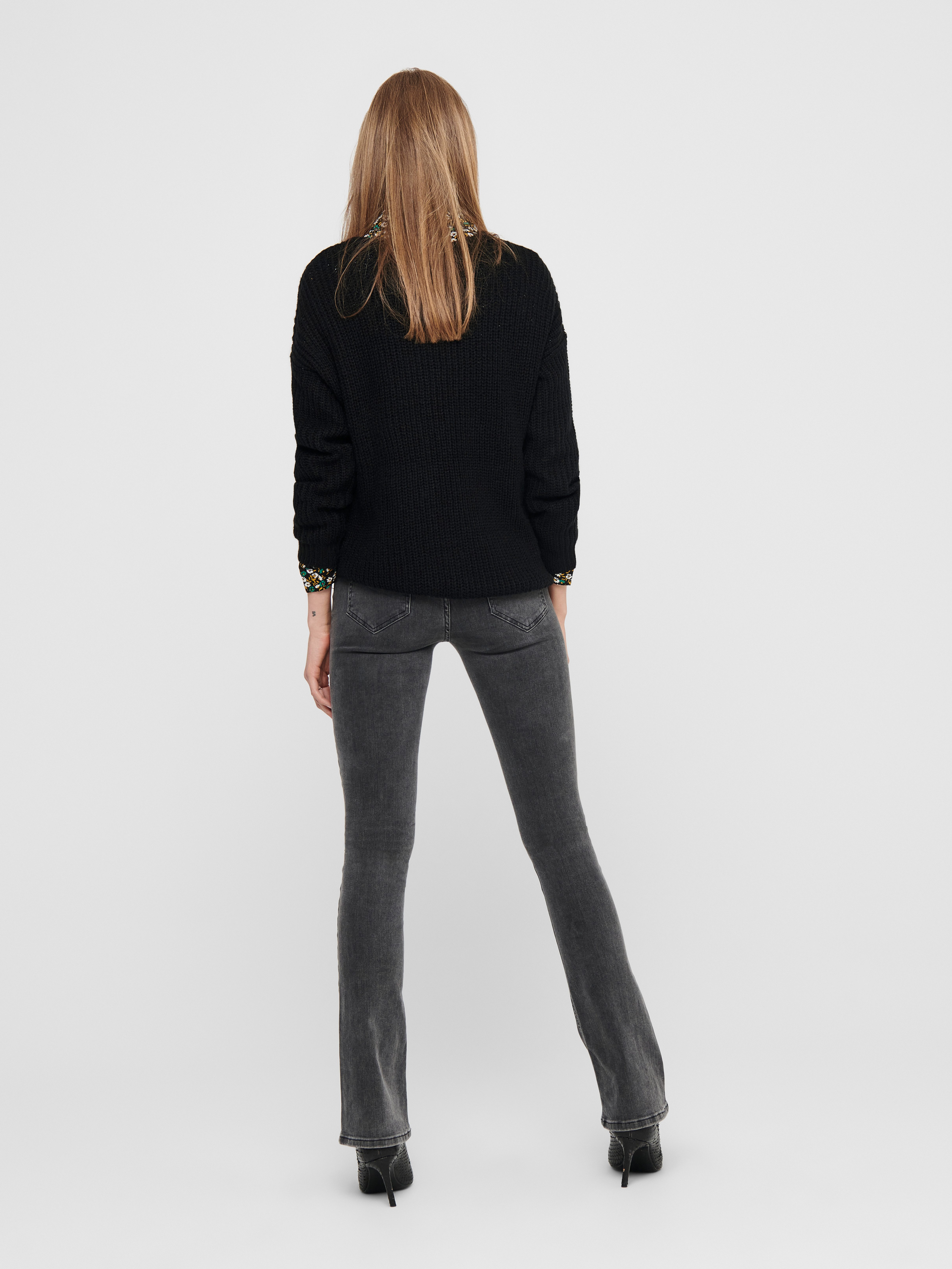 JDY Gebreide trui JDYNEW MEGAN L/S PULLOVER KNT NOOS