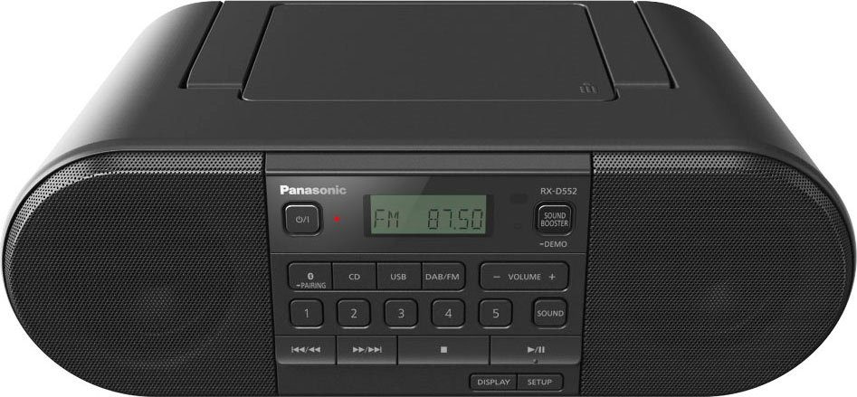 Panasonic Boombox RX-D552E-K CD-