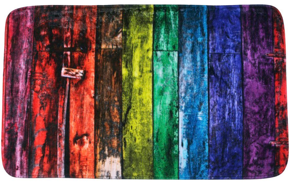 Sanilo Set badkameraccessoires Rainbow bestaand uit toiletzitting, badmat en wastafelplug (complete set, 3-delig)