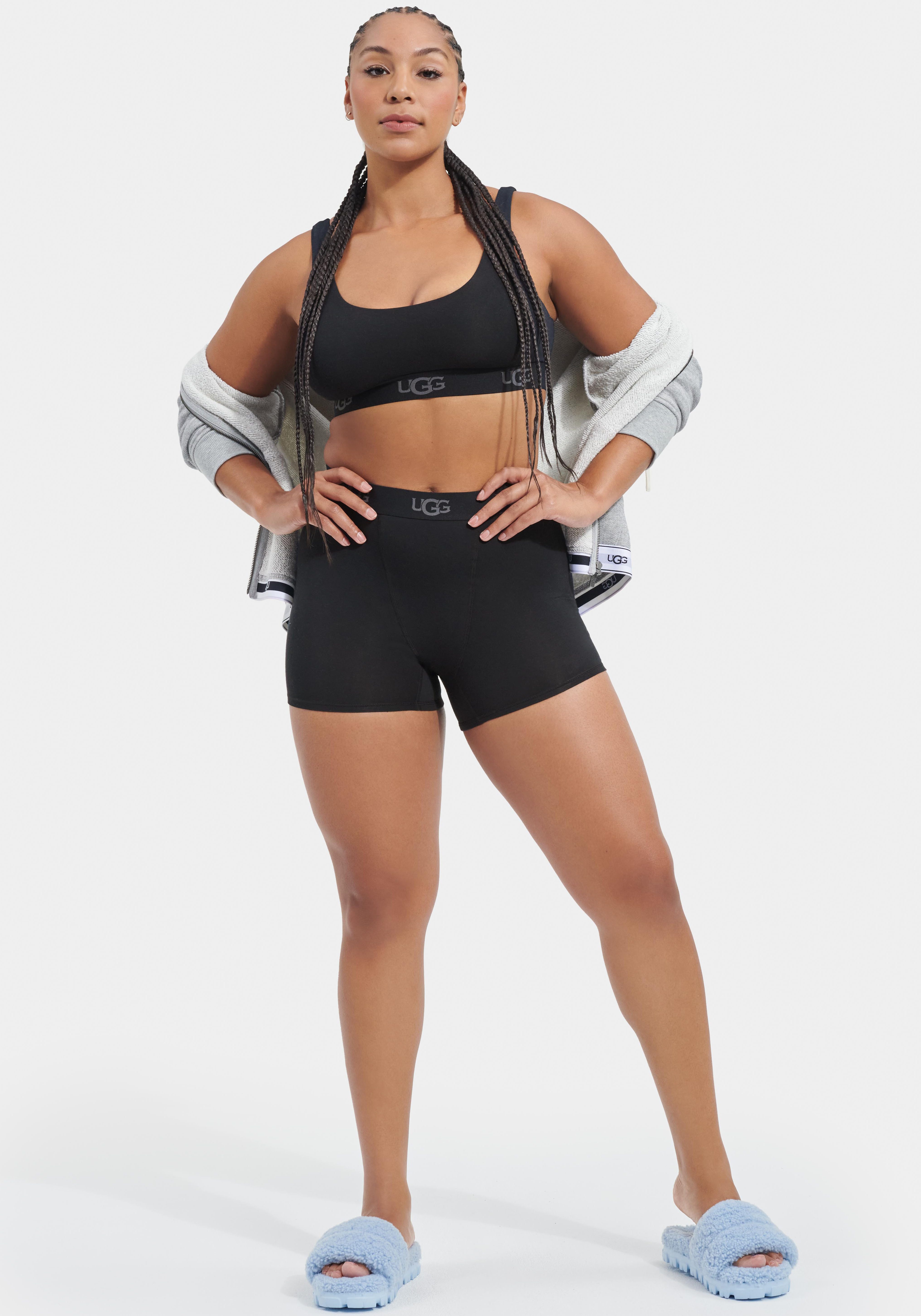 UGG Boxershort Alexiah Boy Short met elastische logo-tailleband