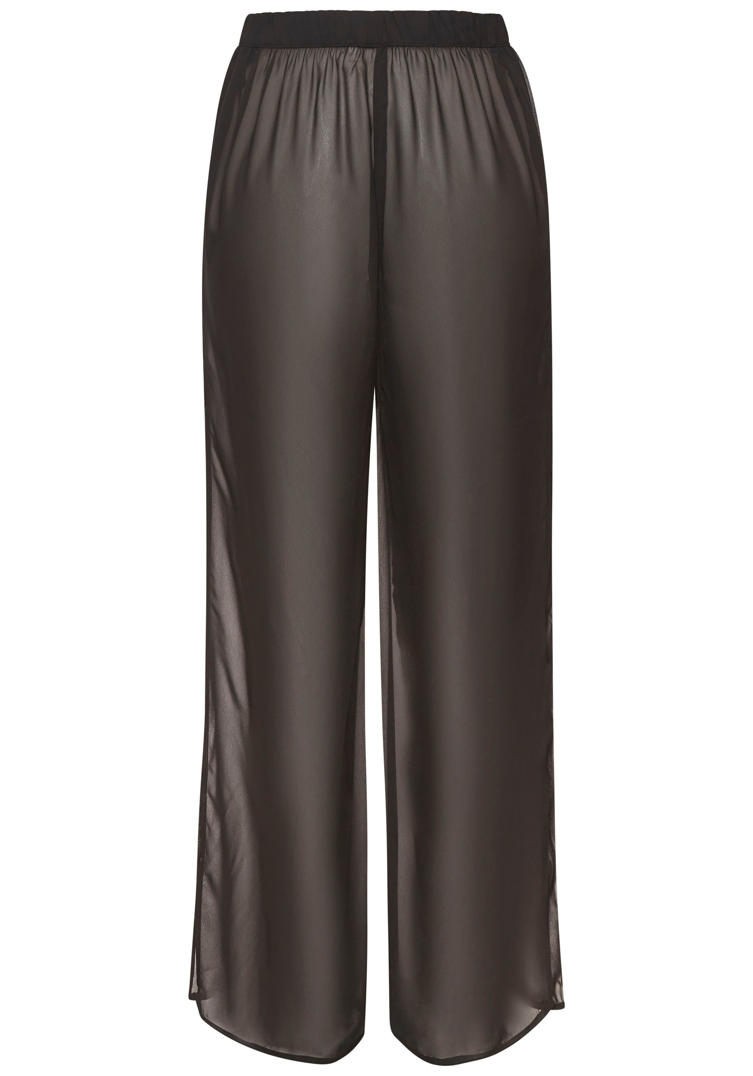 Lascana Strandbroek van transparante chiffon stof instapbroek