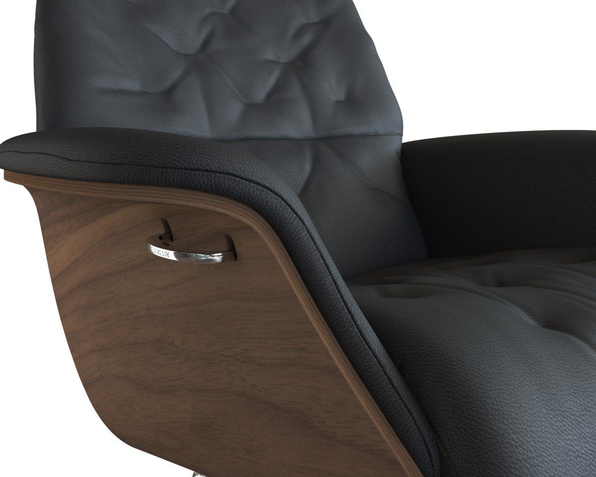 FLEXLUX Relaxfauteuil Volden, functionele stoel, gestoffeerde stoel, armleuningen, TV-fauteuil